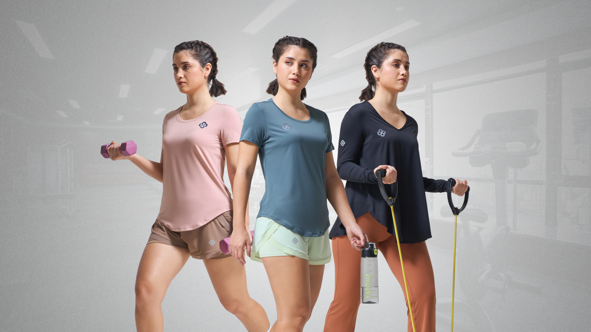 high-end workout outfits for women premium workout clothes for women luxury gym wear India breathable luxury activewear