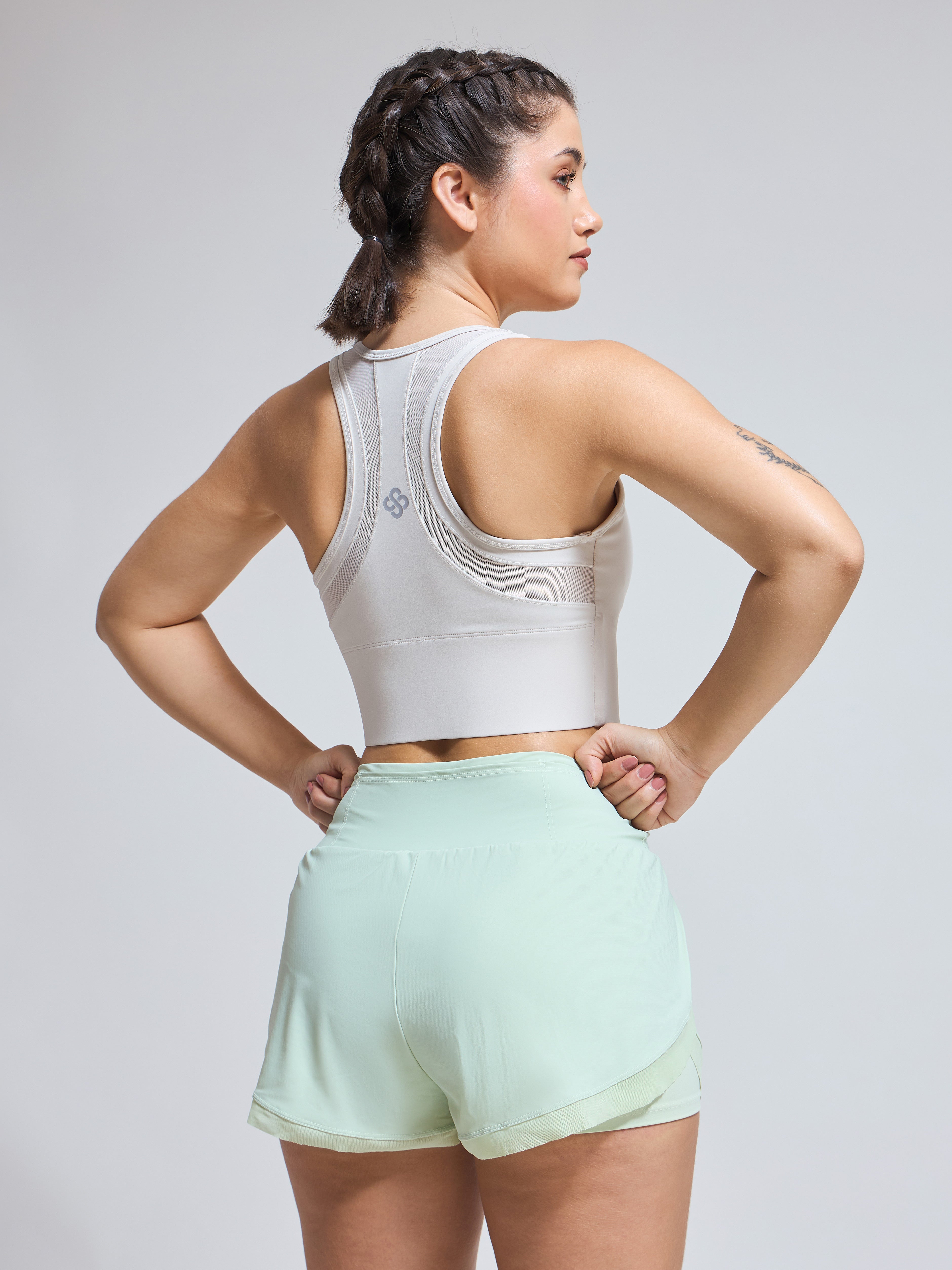Luxury Gym Wear – ZipIt Mesh Bra for Women
