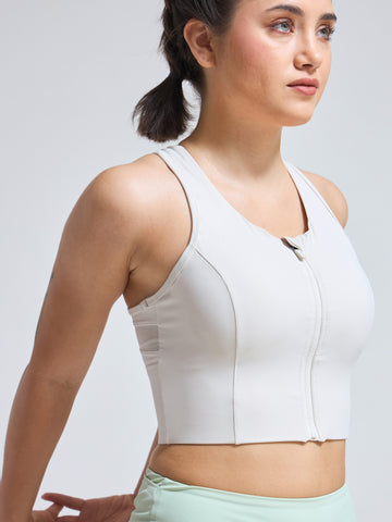 Luxury Gym Wear – ZipIt Mesh Bra for Women