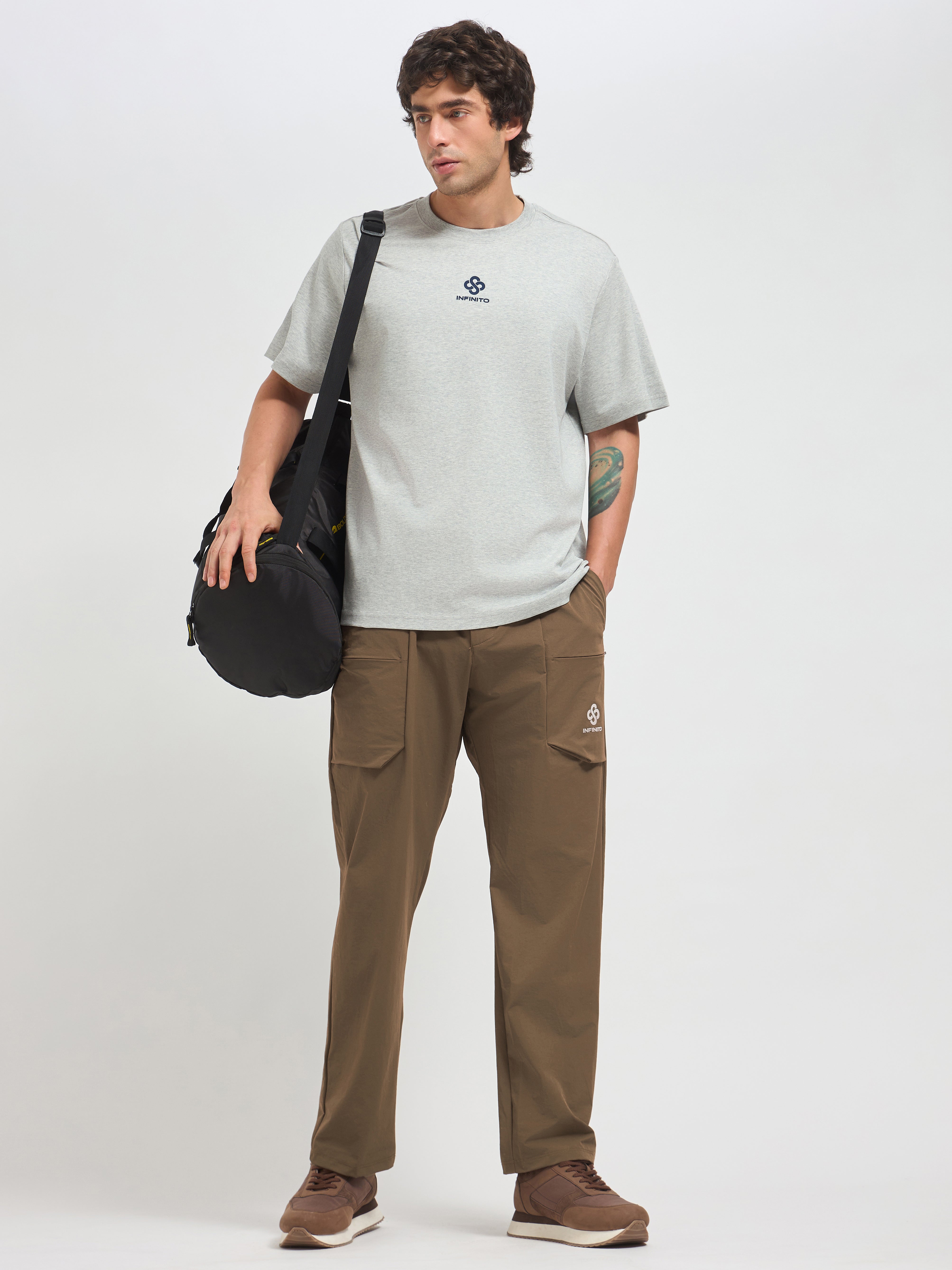 TerraMove Buckled Waist Straight Pant – Designer Men’s Workout Pants