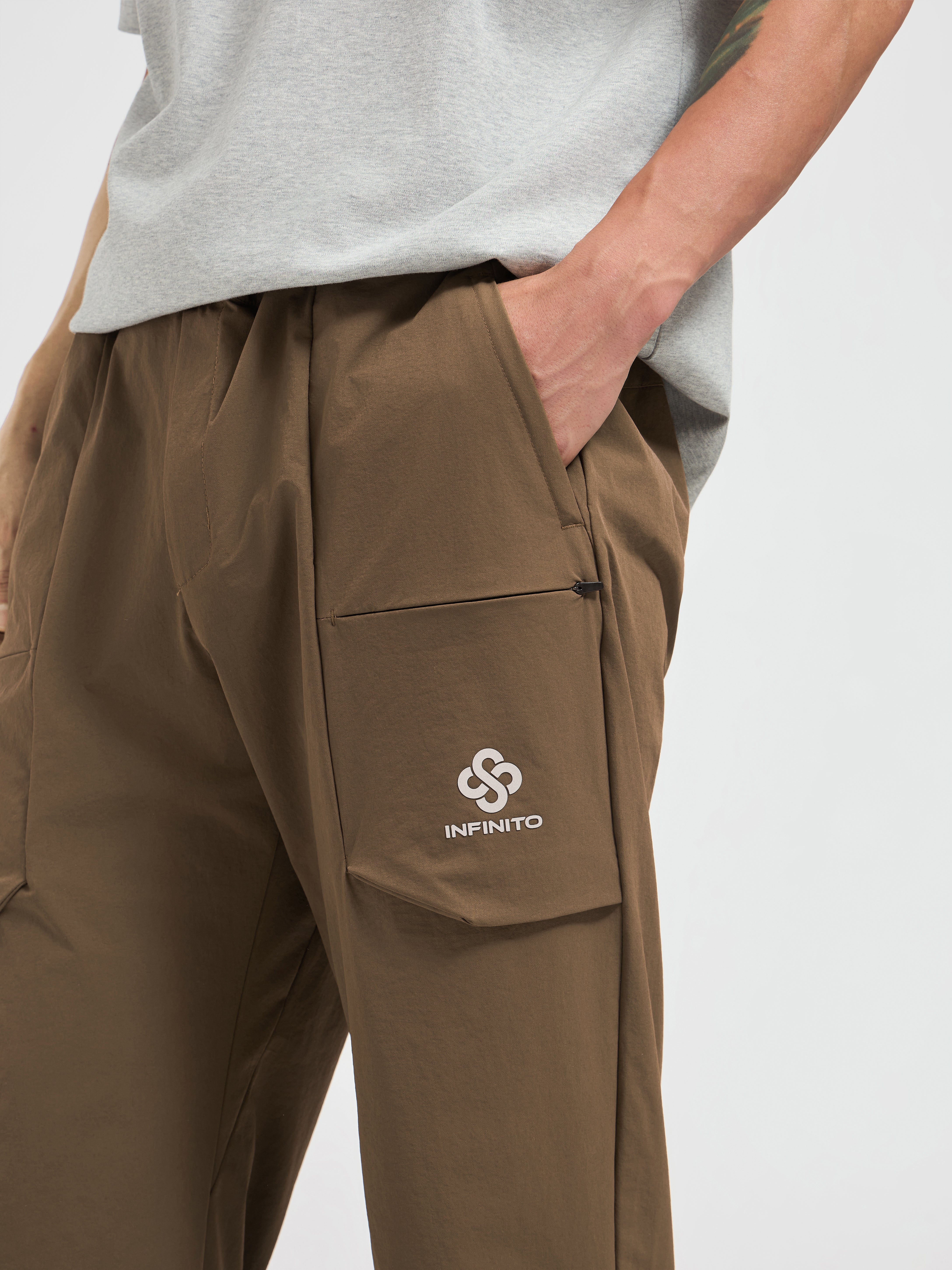 TerraMove Buckled Waist Straight Pant – Designer Men’s Workout Pants