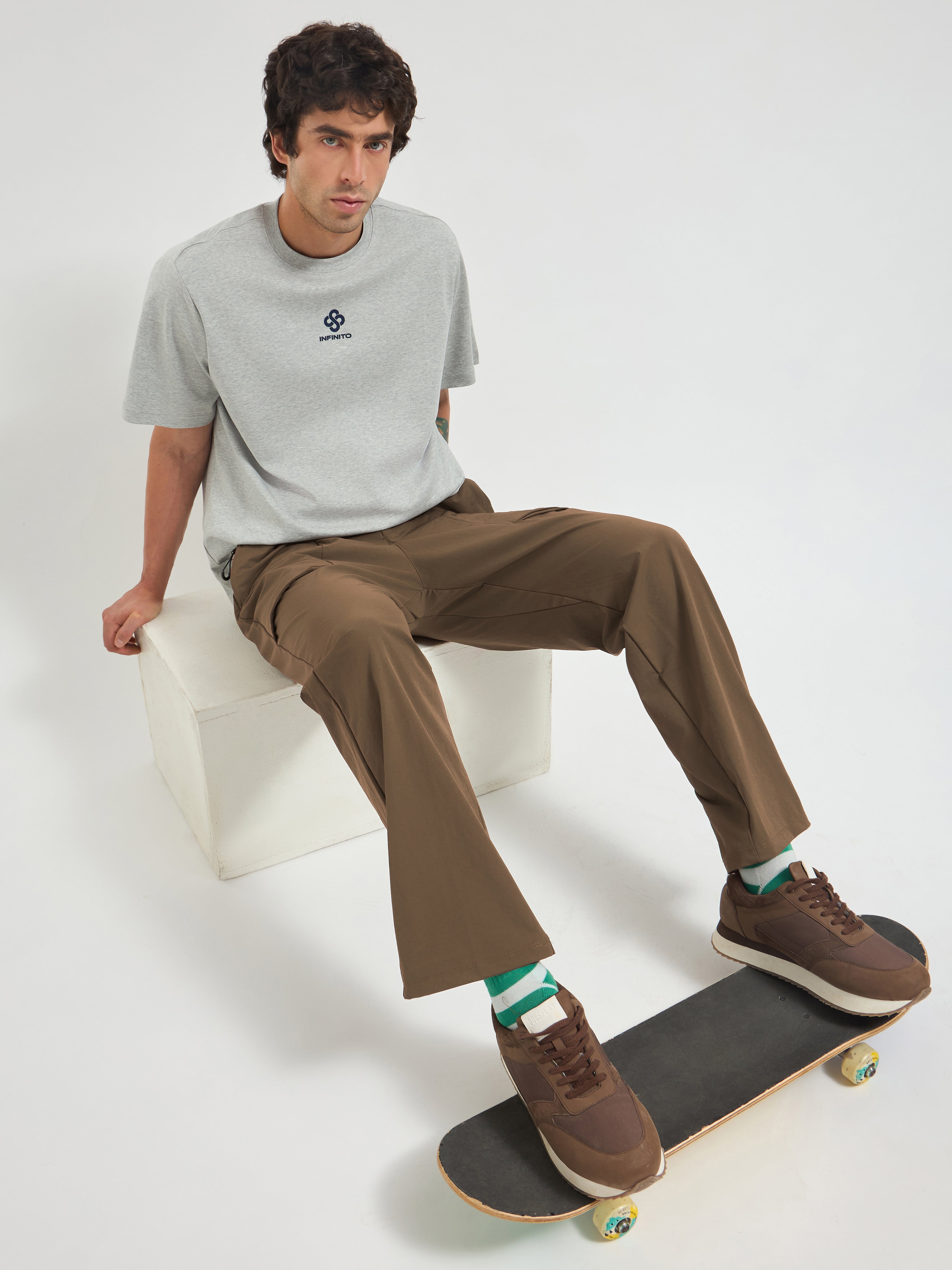 TerraMove Buckled Waist Straight Pant – Designer Men’s Workout Pants