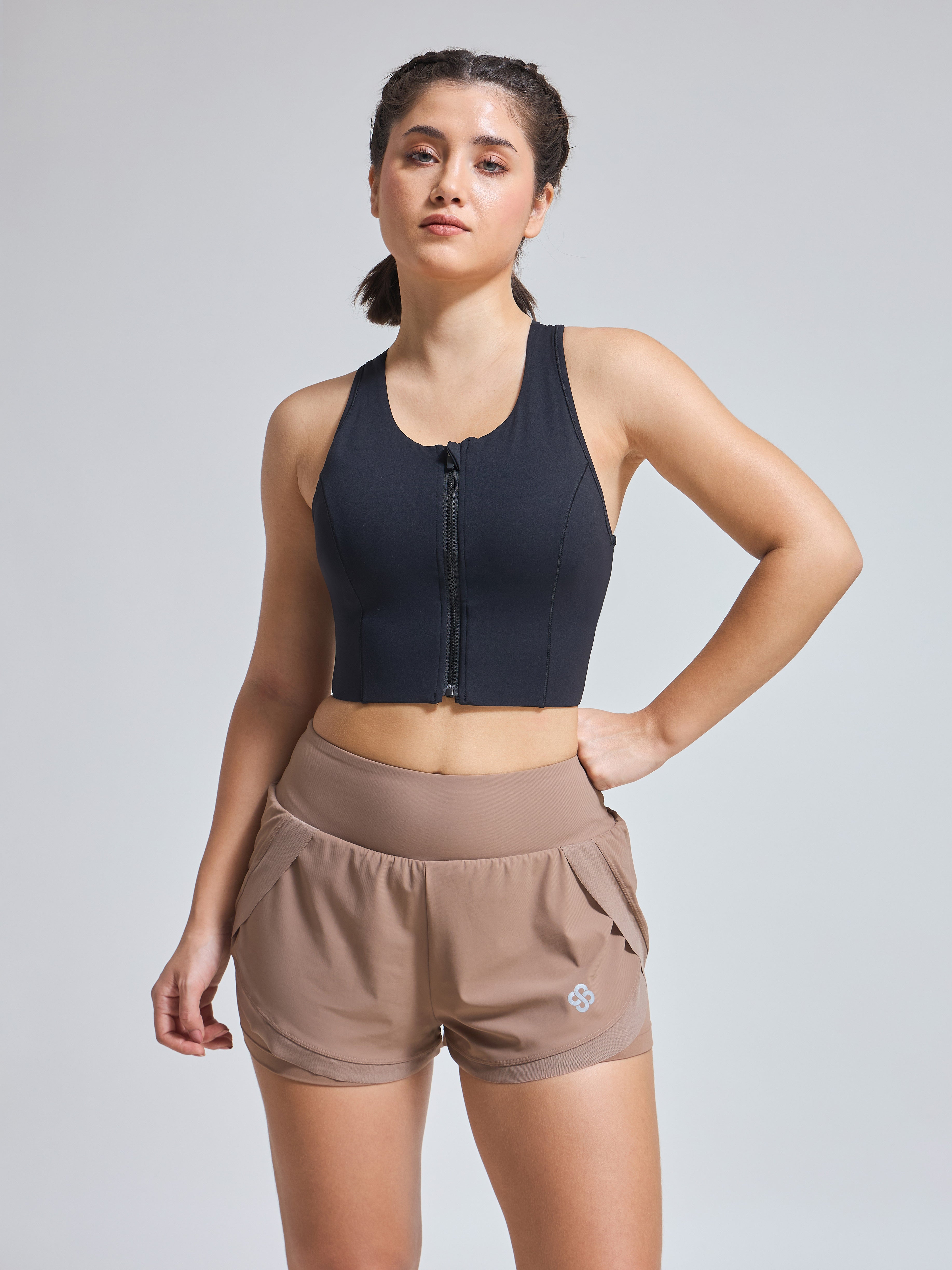 Luxury Gym Wear – ZipIt Mesh Bra for Women