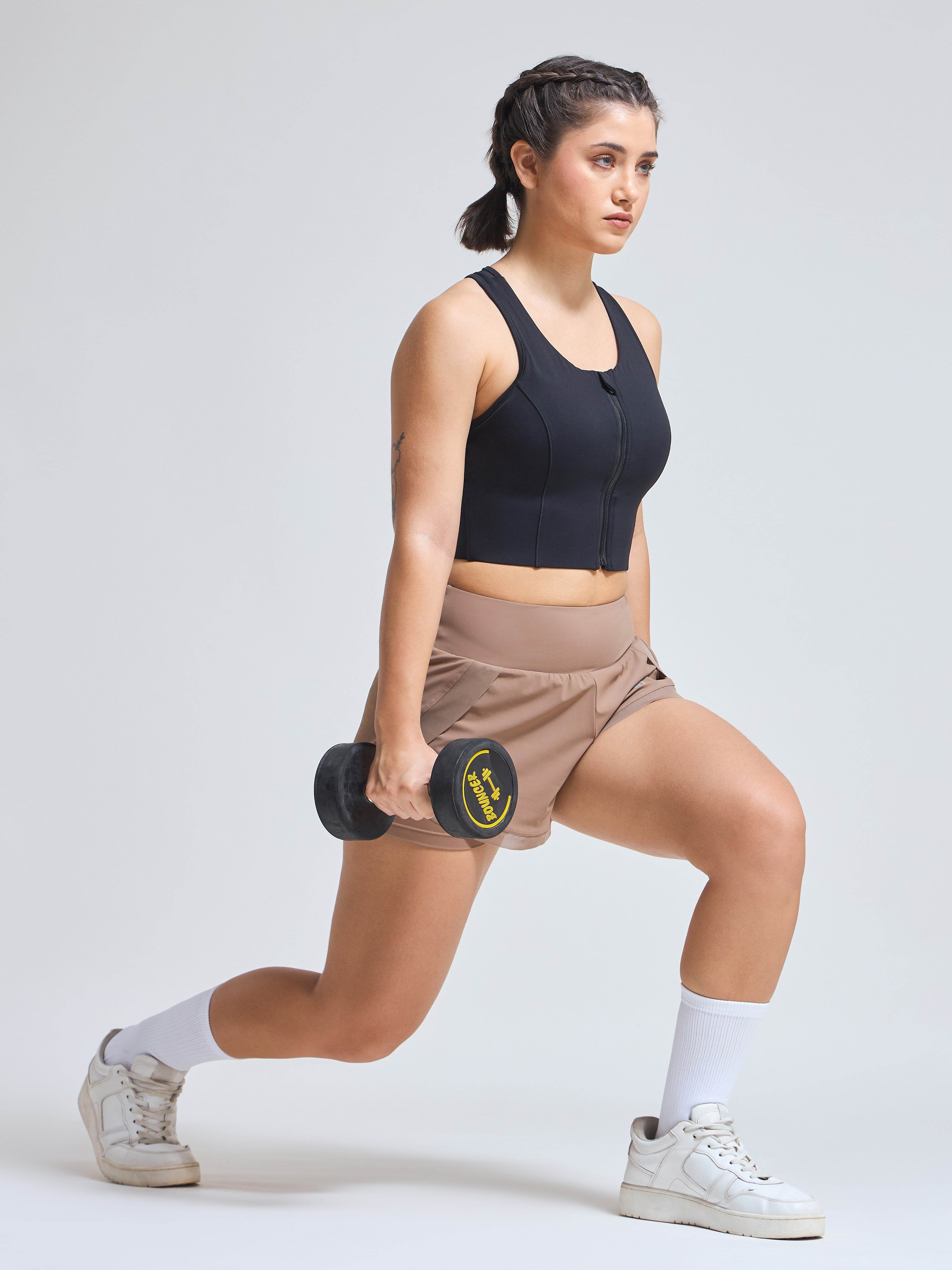 Luxury Gym Wear – ZipIt Mesh Bra for Women