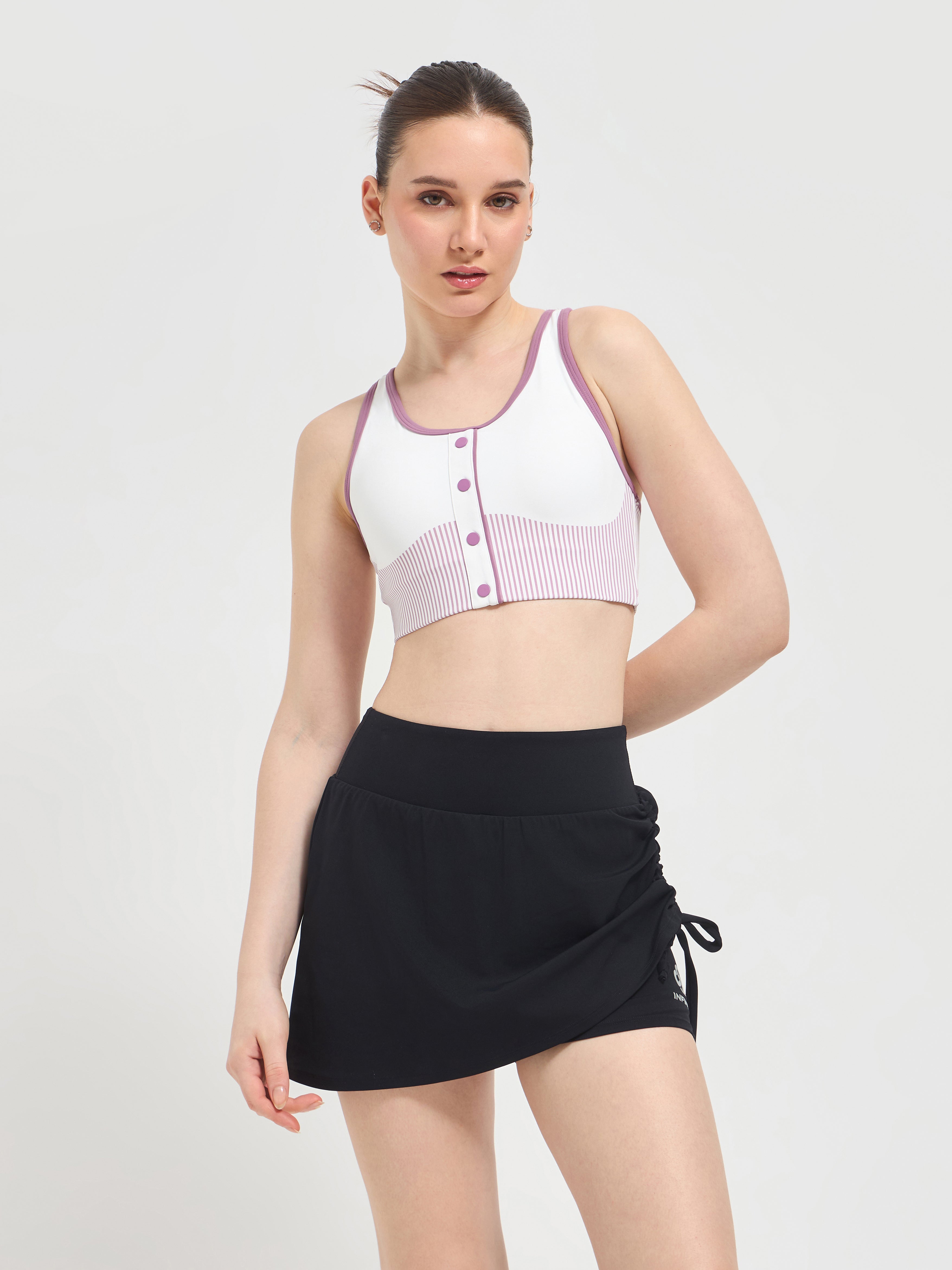 RallyAce Zip Luxury Sports Bra – Premium Women’s Gym Wear