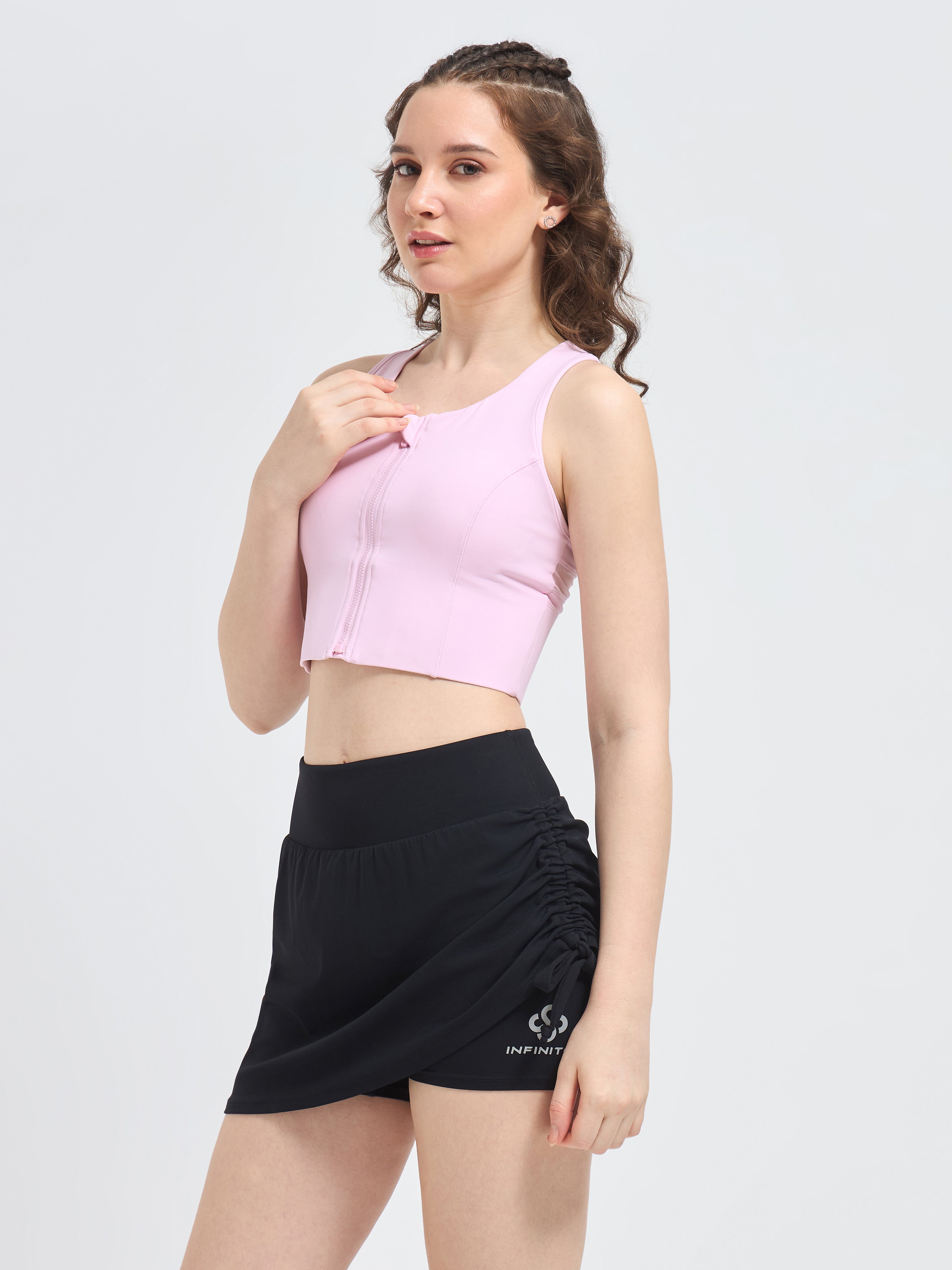 Luxury Gym Wear – ZipIt Mesh Bra for Women