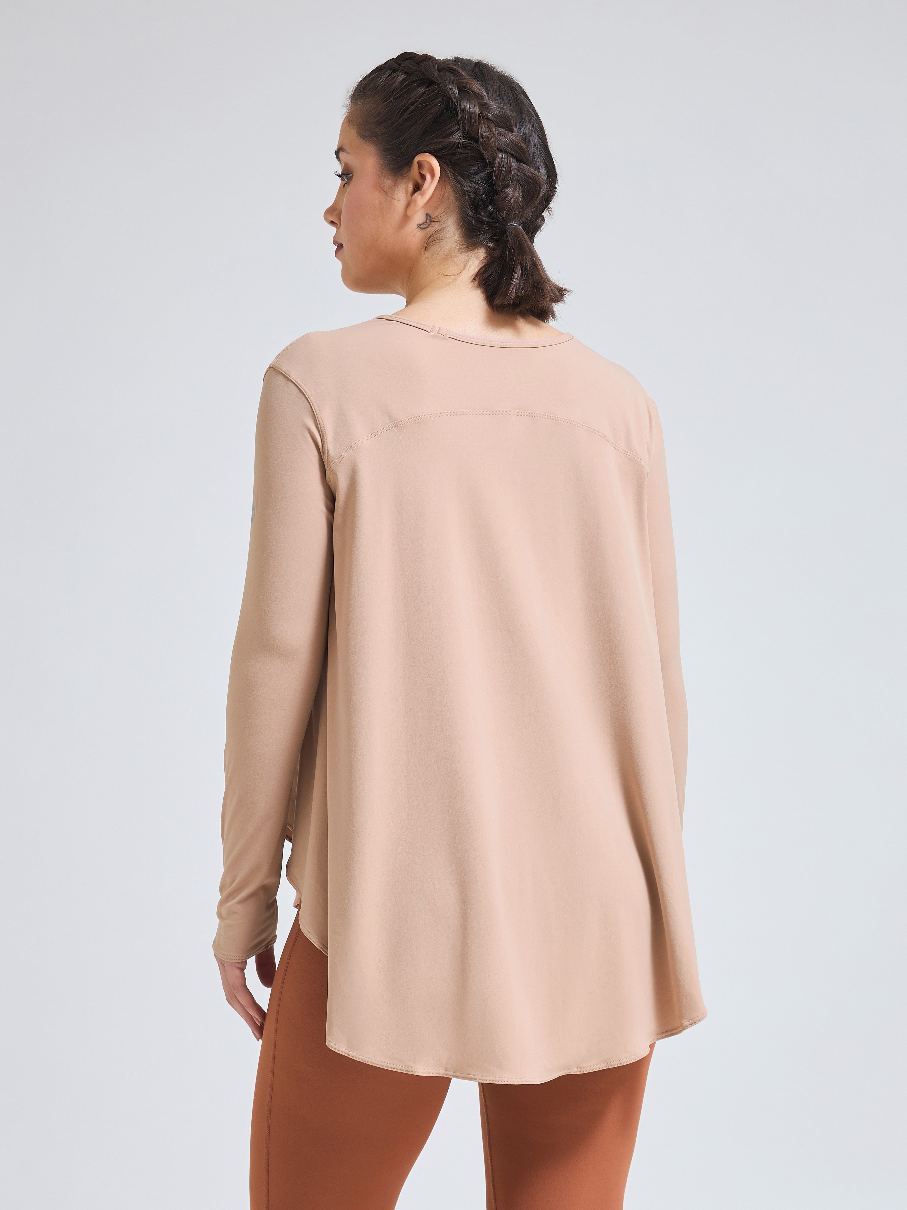 Breathable Luxury Yoga Wear – EasyBreezy Oversized T-Shirt