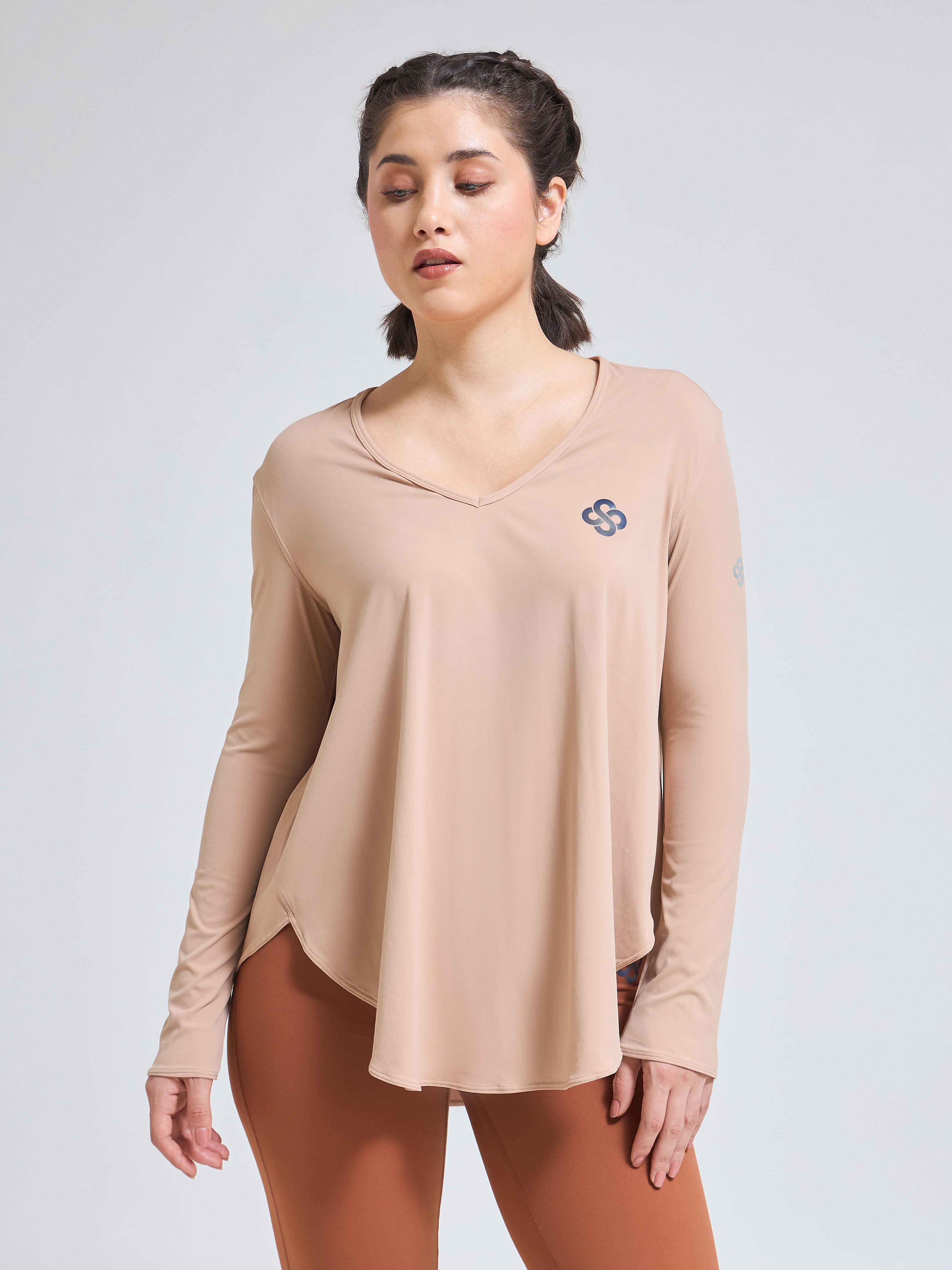 Breathable Luxury Yoga Wear – EasyBreezy Oversized T-Shirt
