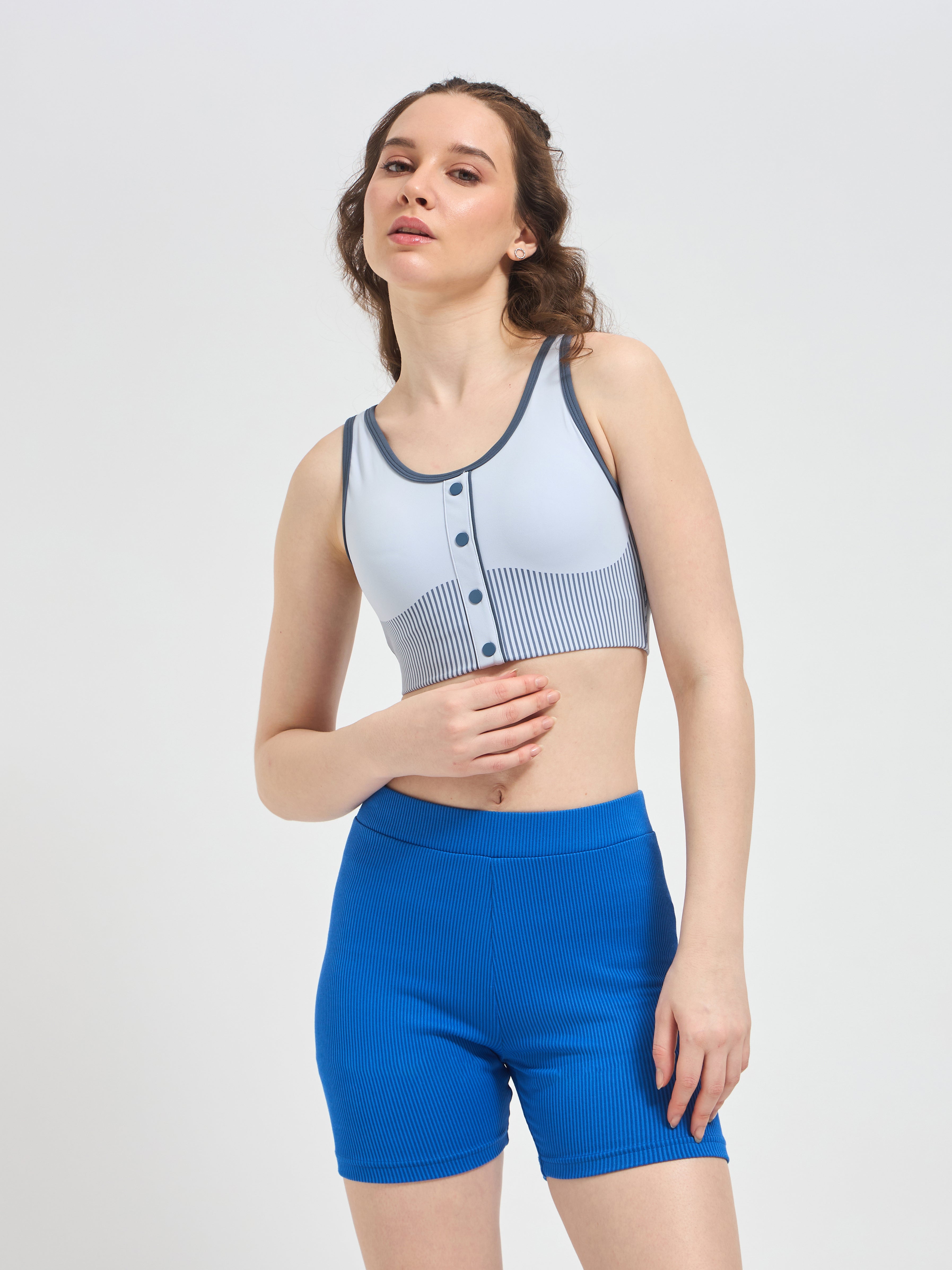 RallyAce Zip Luxury Sports Bra – Premium Women’s Gym Wear
