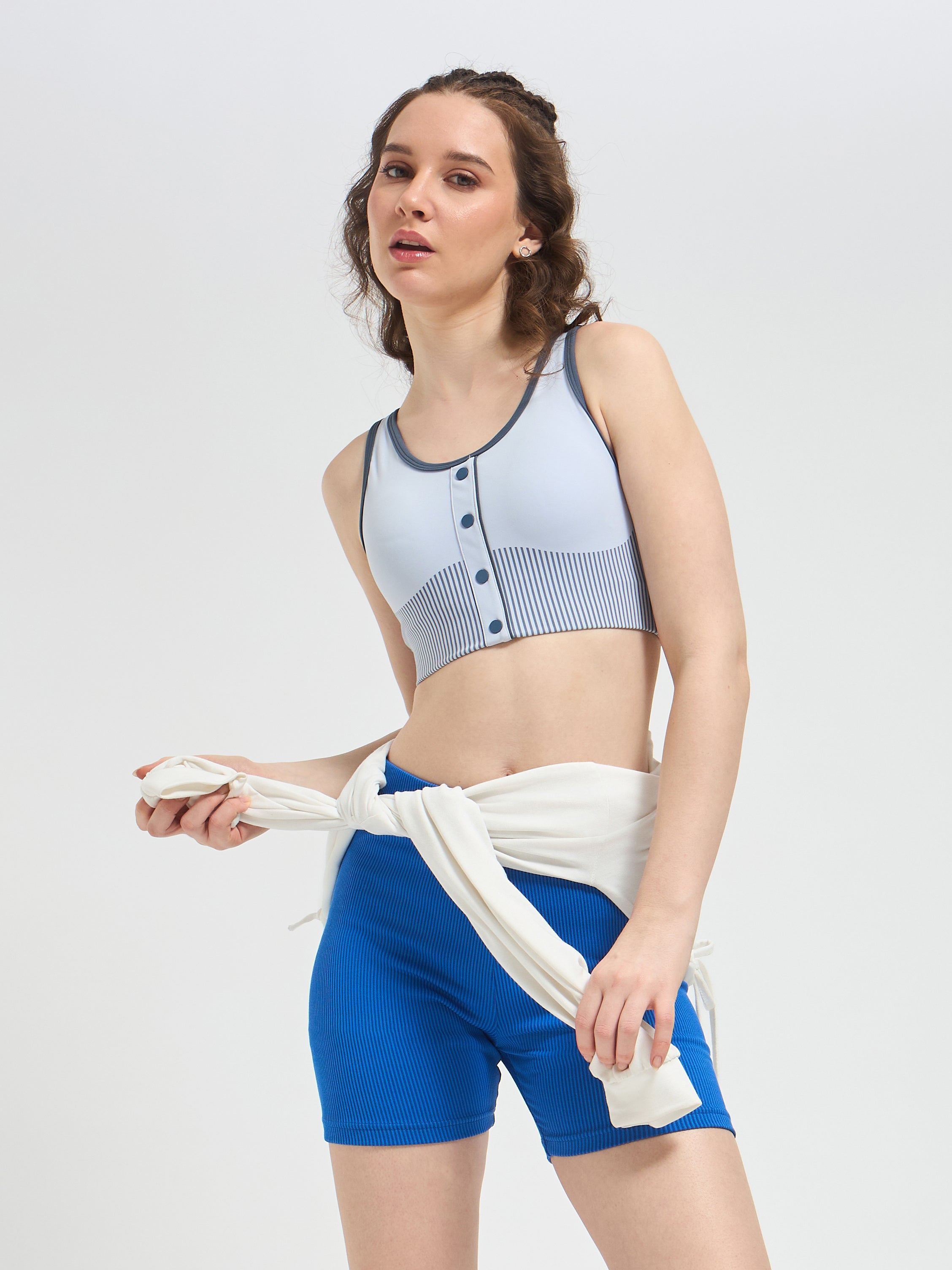 RallyAce Zip Luxury Sports Bra – Premium Women’s Gym Wear