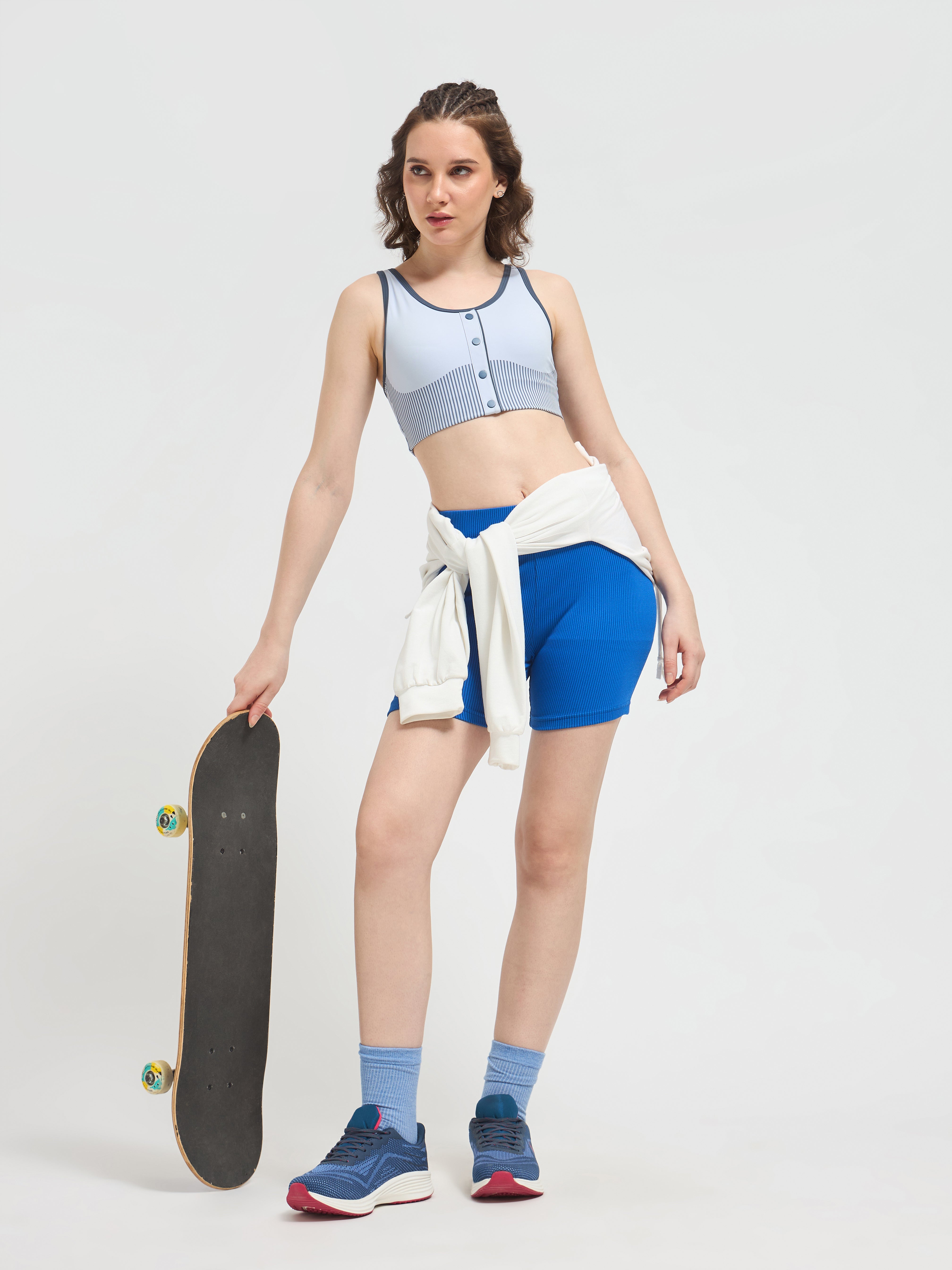 RallyAce Zip Luxury Sports Bra – Premium Women’s Gym Wear