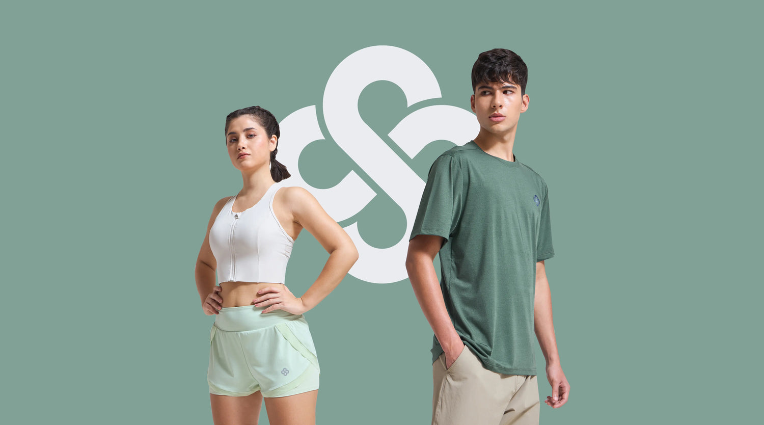 Models wearing minimalist, performance-driven activewear featuring breathable, moisture-wicking fabrics by Infinito