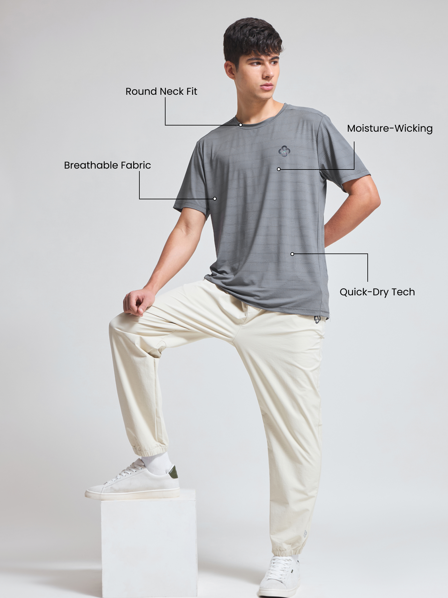 SweatShield Gym T-Shirt For Men