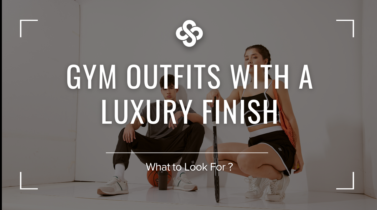 Gym outfits with a luxury finish – Infinito luxury activewear India banner
