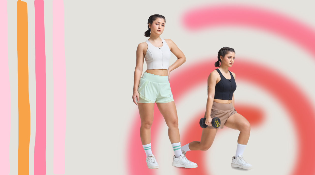 Zip front luxury sports bra banner – premium women’s gym wear India by InfinitoWear