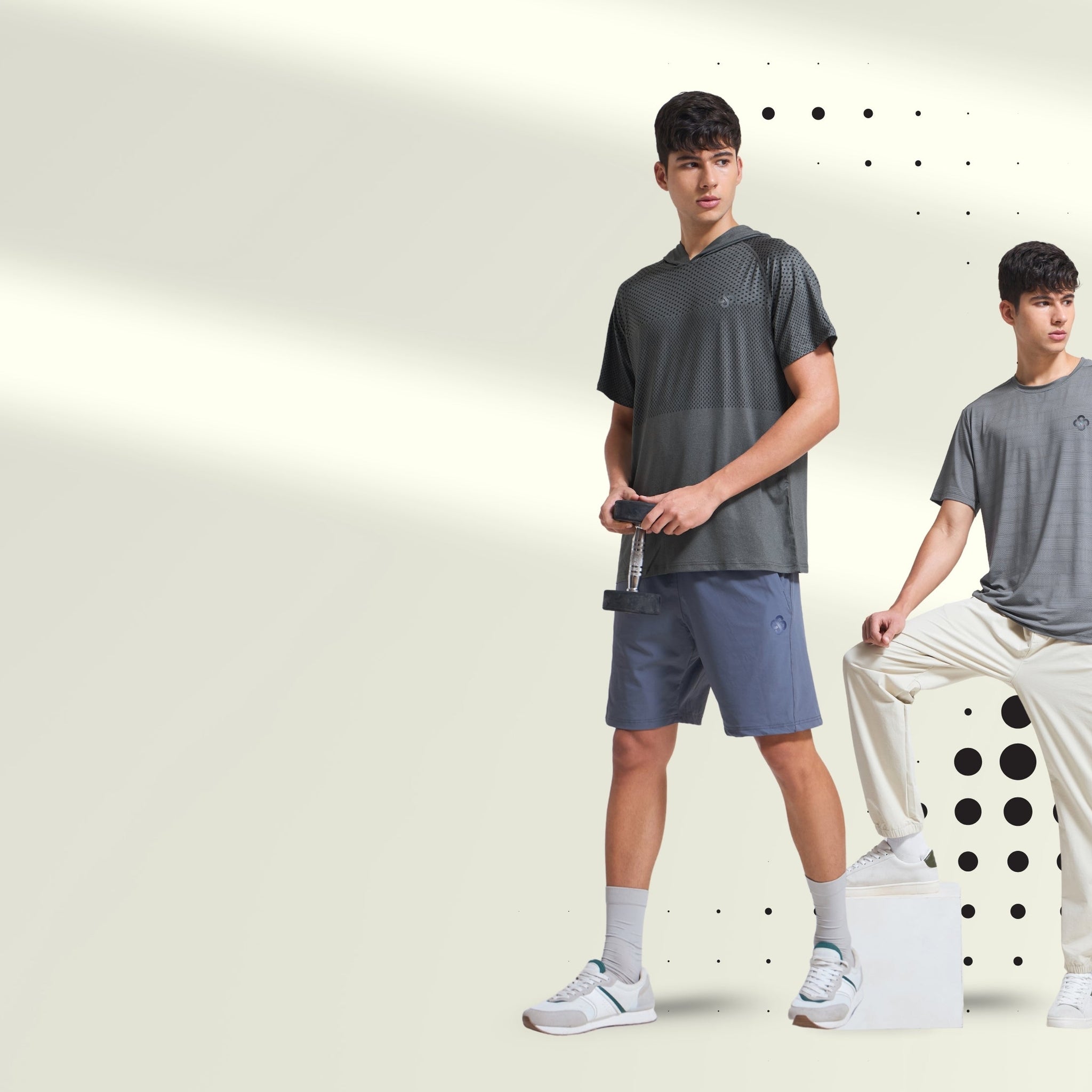 Infinito quick-dry shorts for men – premium gym wear and stylish activewear India