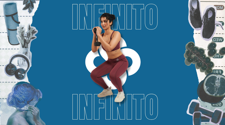 Luxe workout sets for women — Infinito luxury activewear blending fashion and performance for the modern woman.