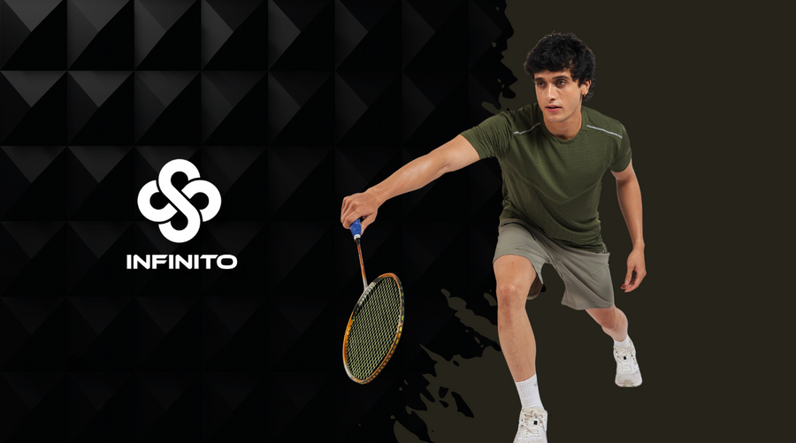 Shop Infinito clothing online – luxury activewear and gym wear India banner showcasing premium fitness fashion.