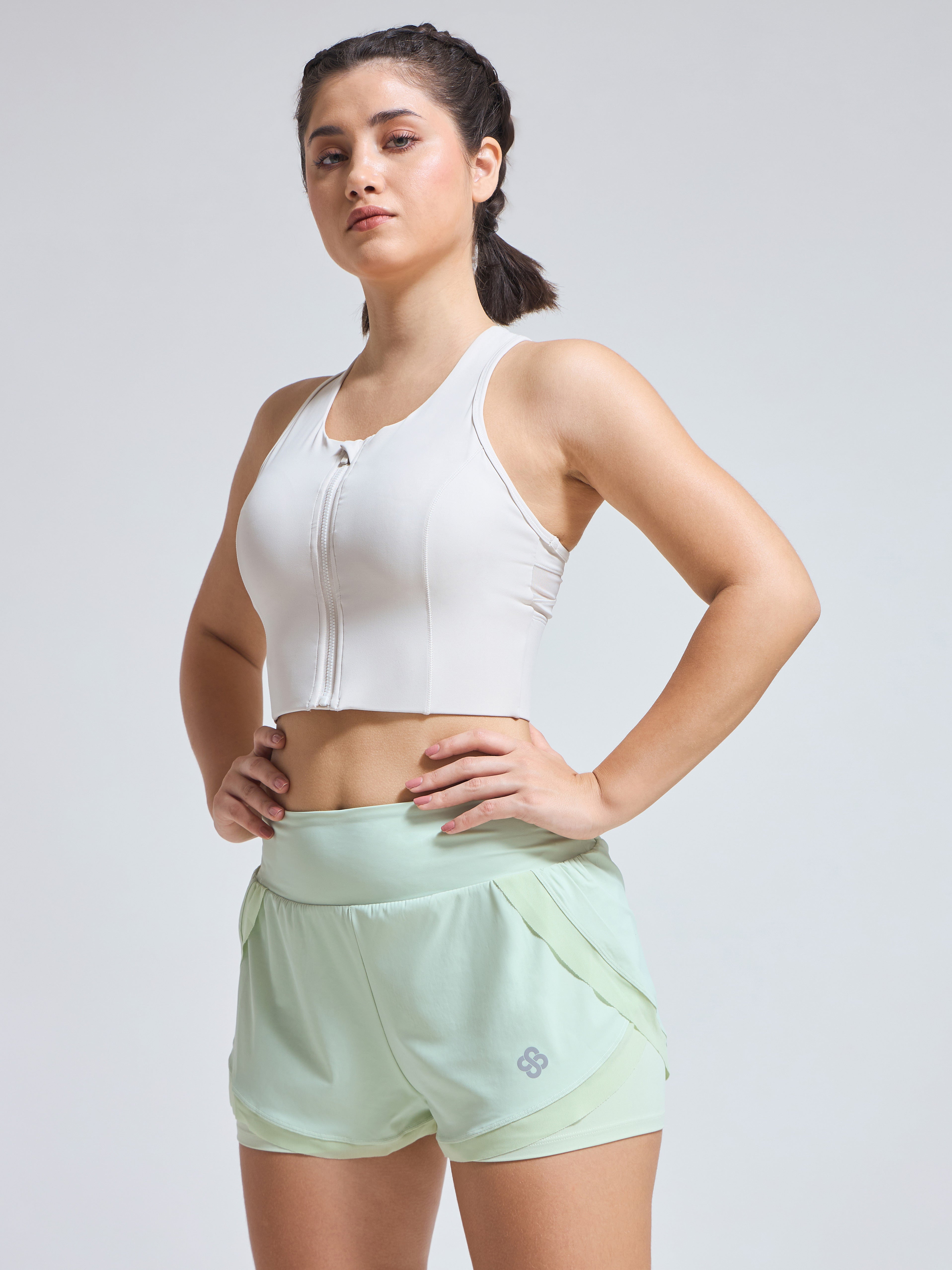 Luxury Gym Wear – ZipIt Mesh Bra for Women