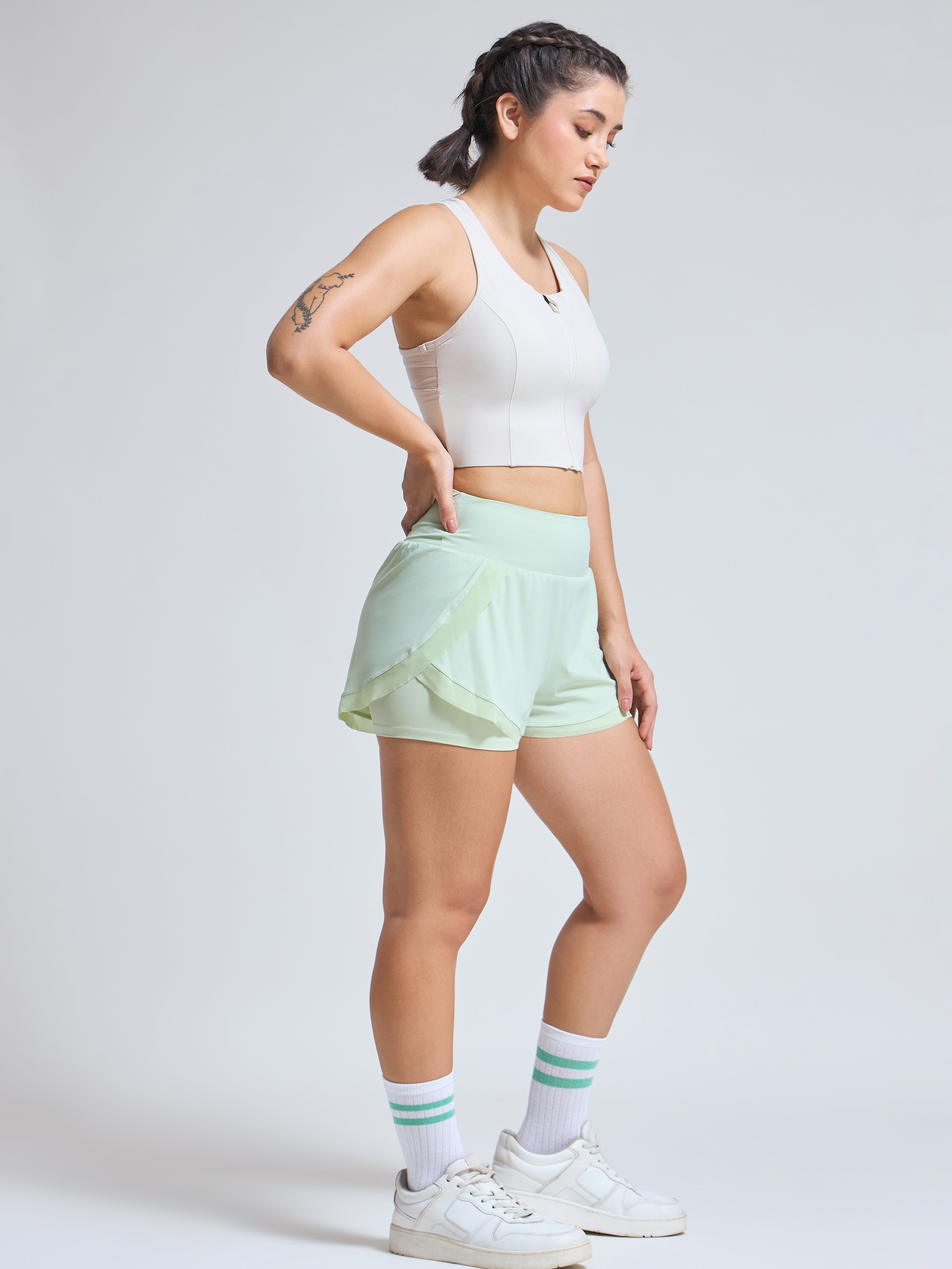 CoolShield UV Shorts Breathable Luxury Yoga Wear for Women