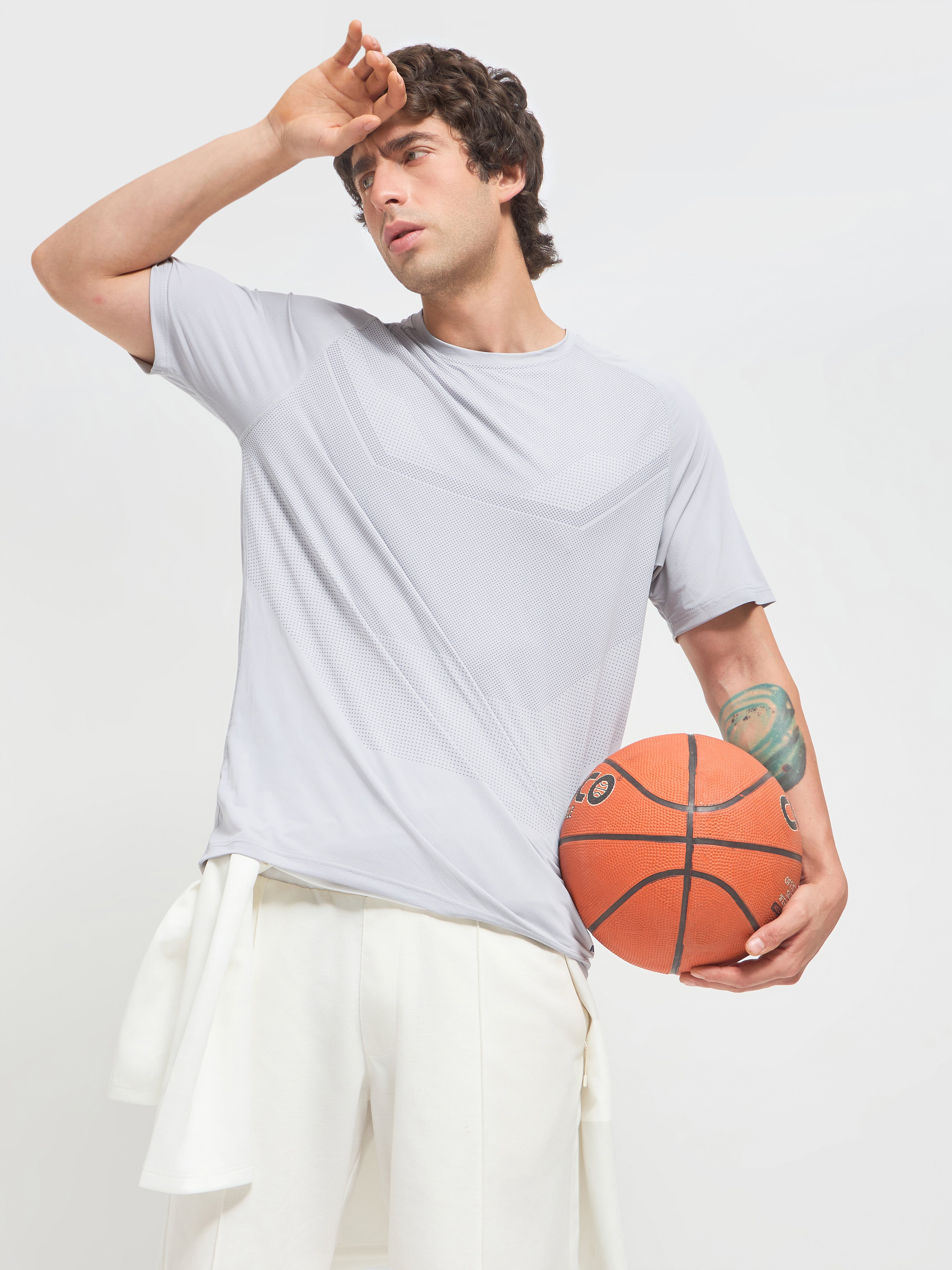 PaceMesh Premium Gym T-Shirt for Men – Breathable Luxury Workout Wear