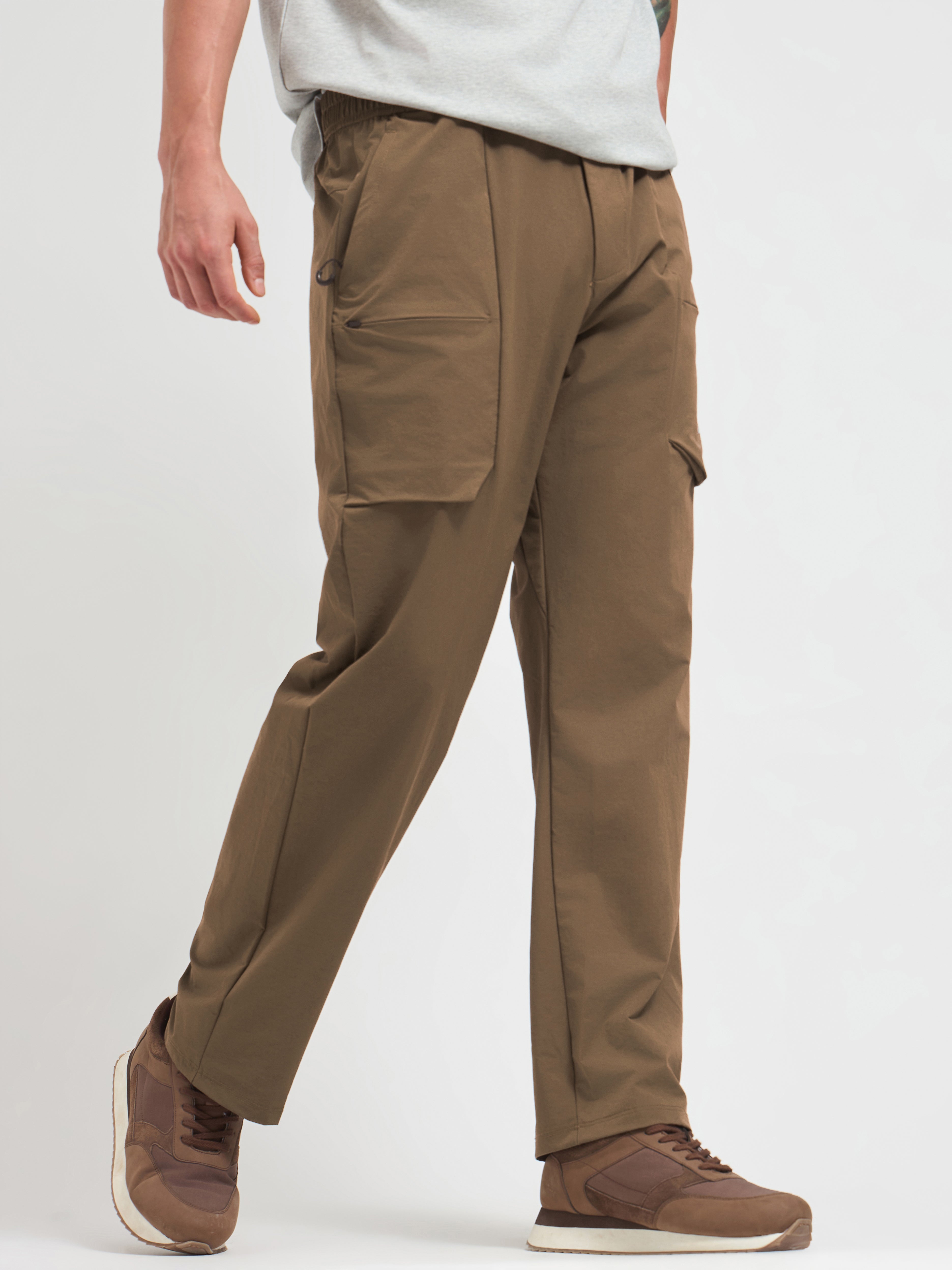 TerraMove Buckled Waist Straight Pant – Designer Men’s Workout Pants