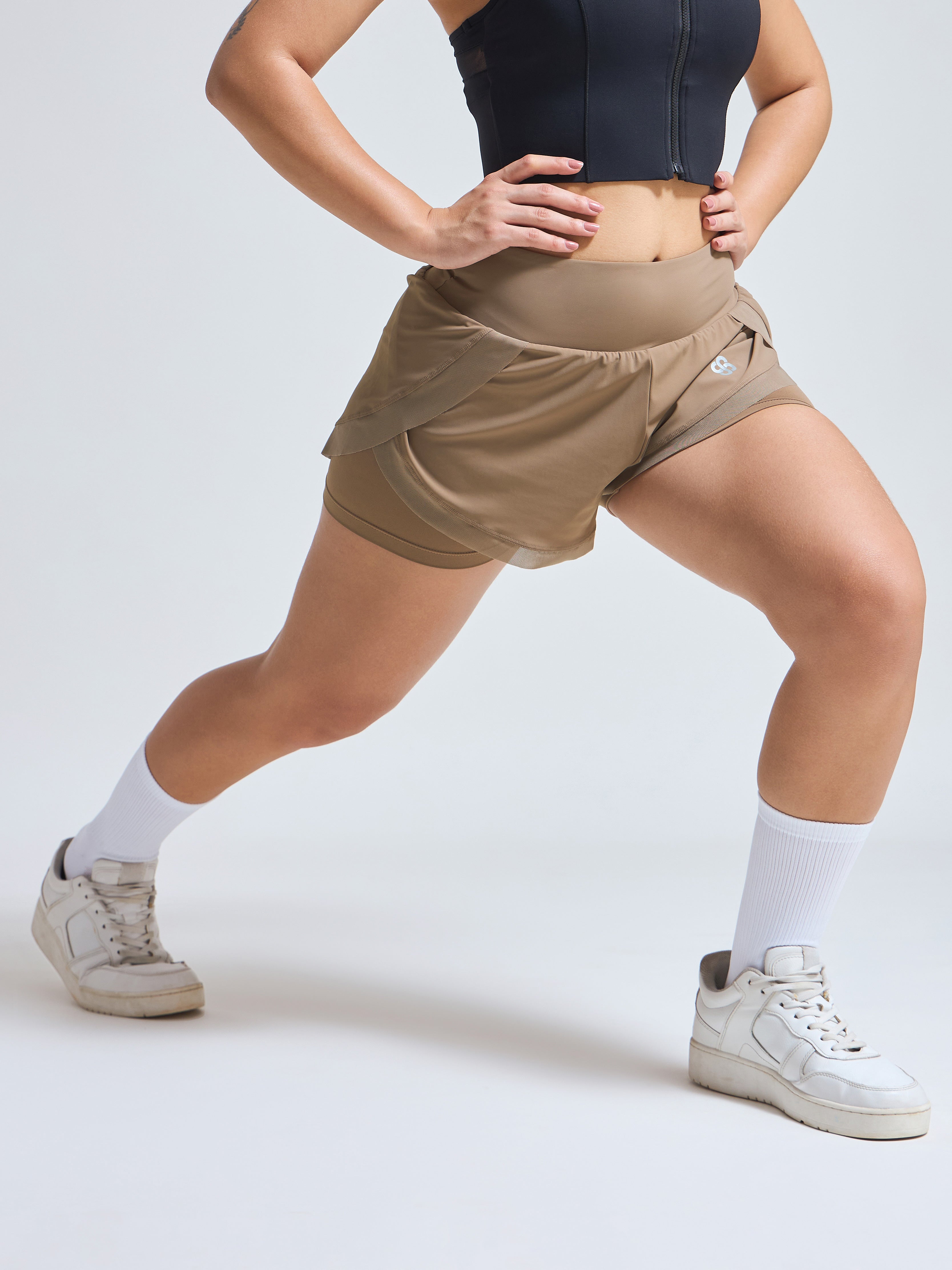 CoolShield UV Shorts Breathable Luxury Yoga Wear for Women