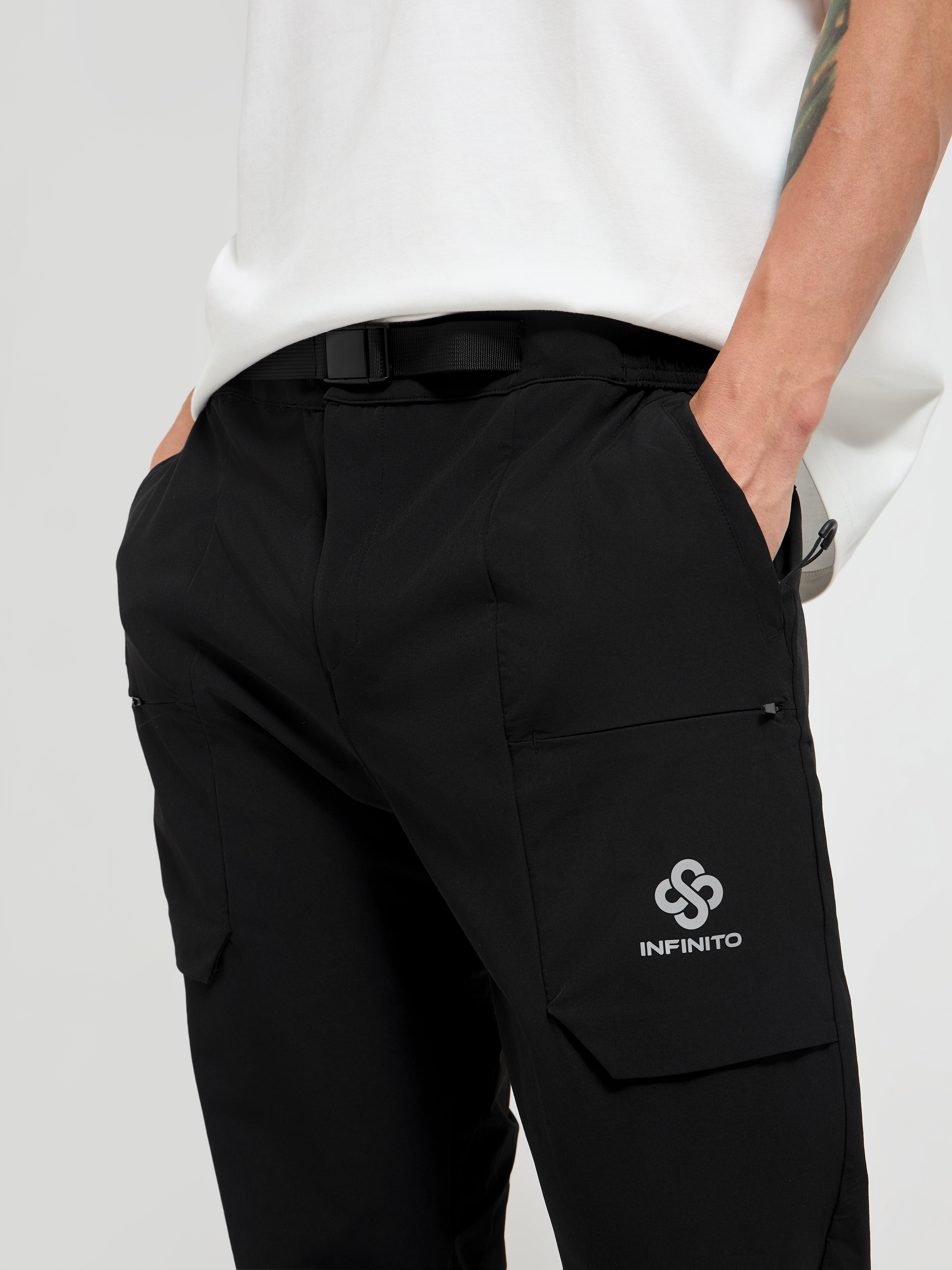 TerraMove Buckled Waist Straight Pant – Designer Men’s Workout Pants