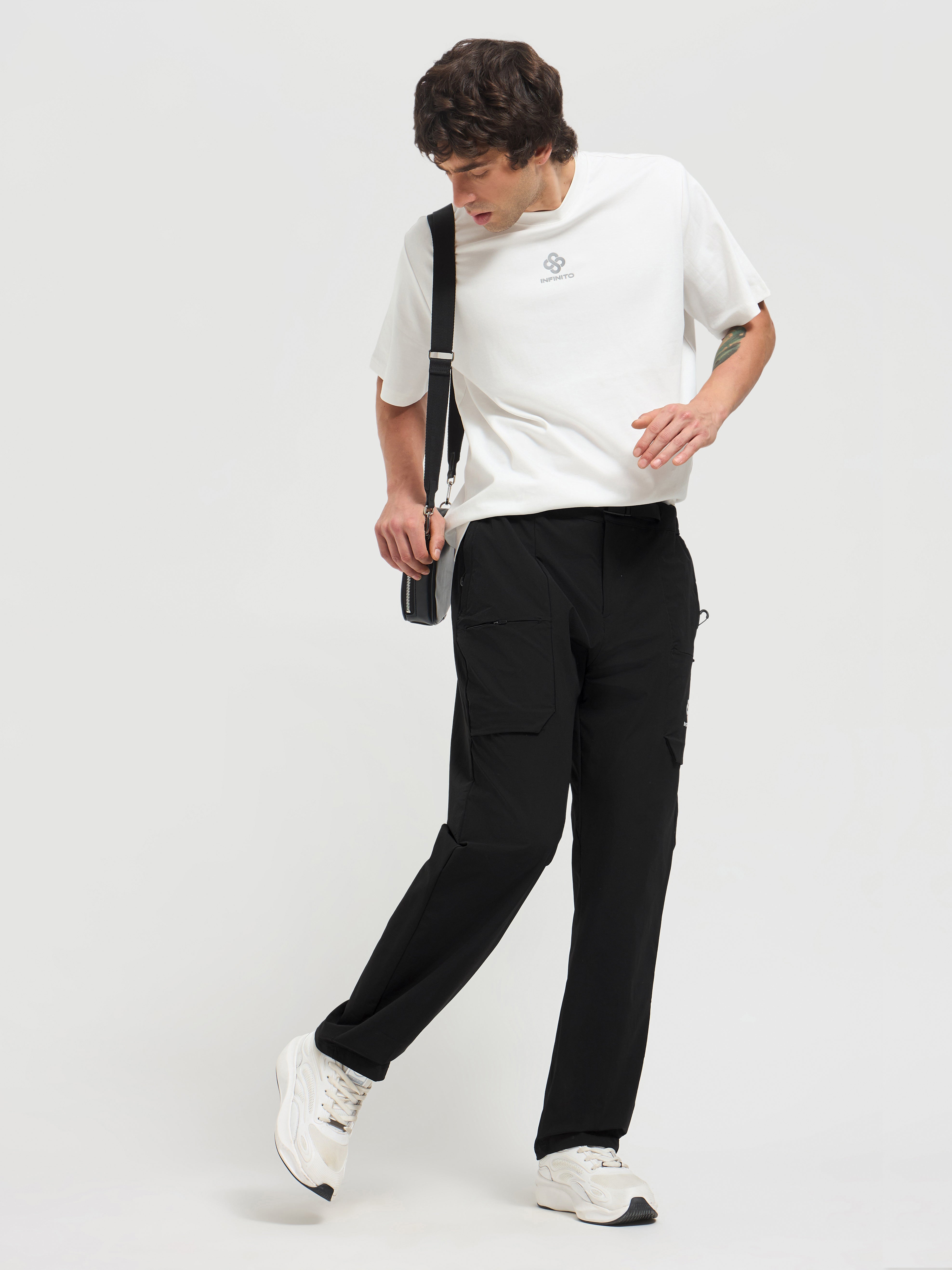 TerraMove Buckled Waist Straight Pant – Designer Men’s Workout Pants