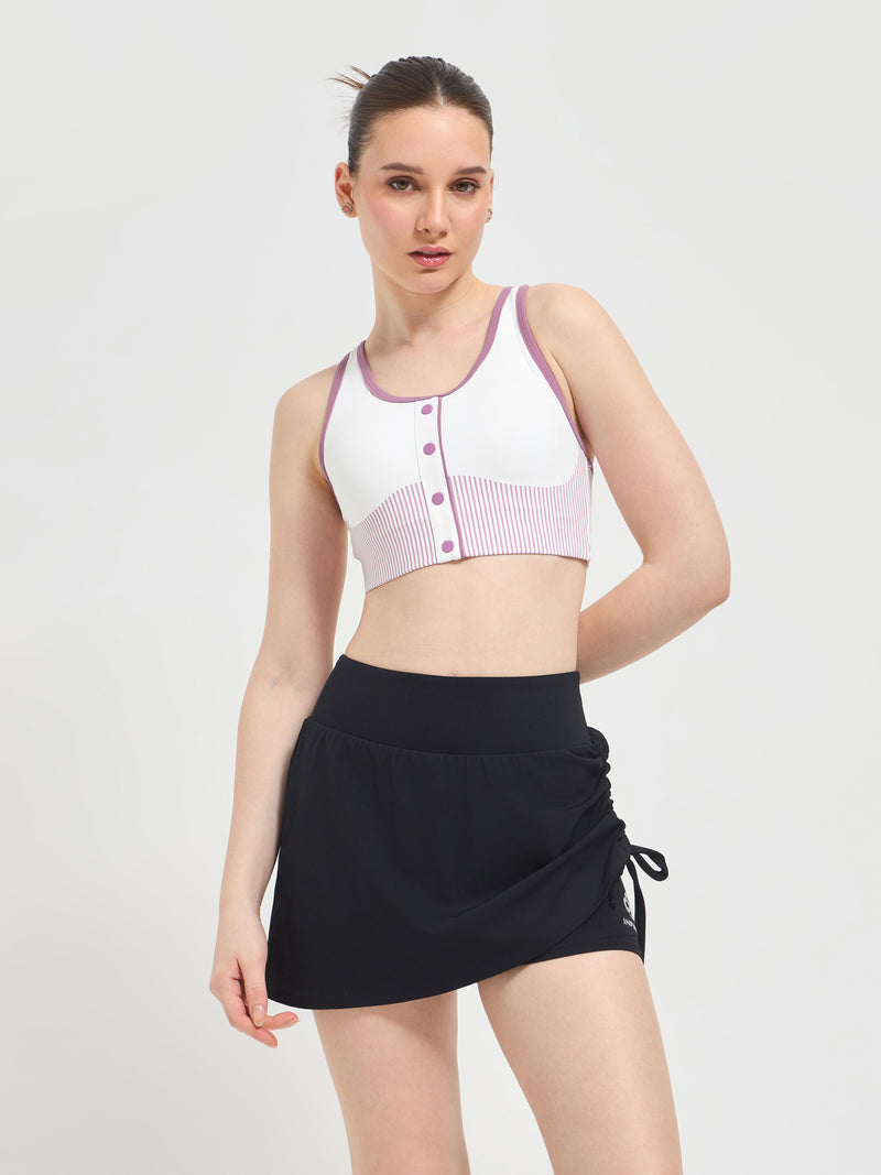 RallyAce Zip Luxury Sports Bra – Premium Women’s Gym Wear