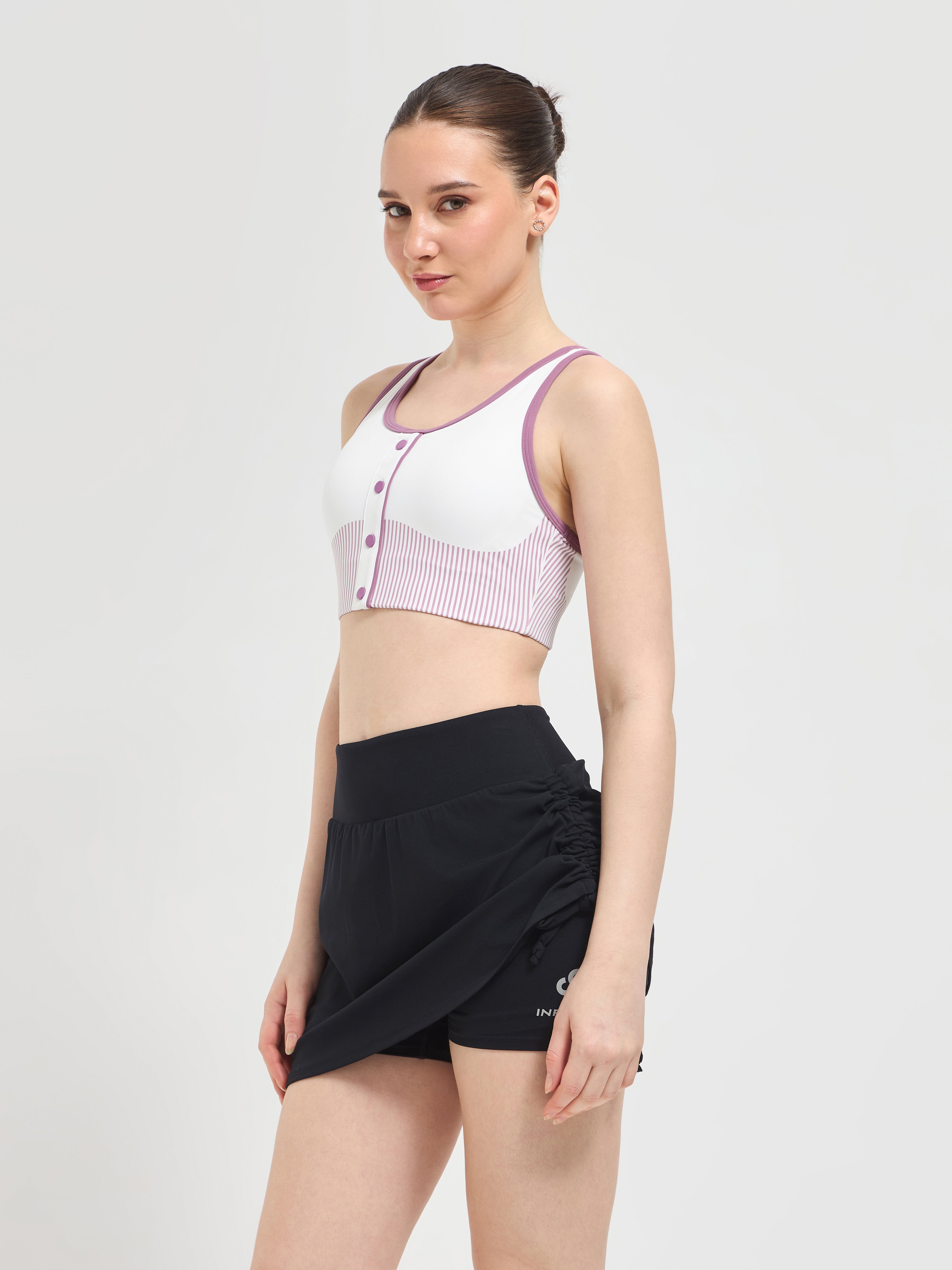 RallyAce Zip Luxury Sports Bra – Premium Women’s Gym Wear