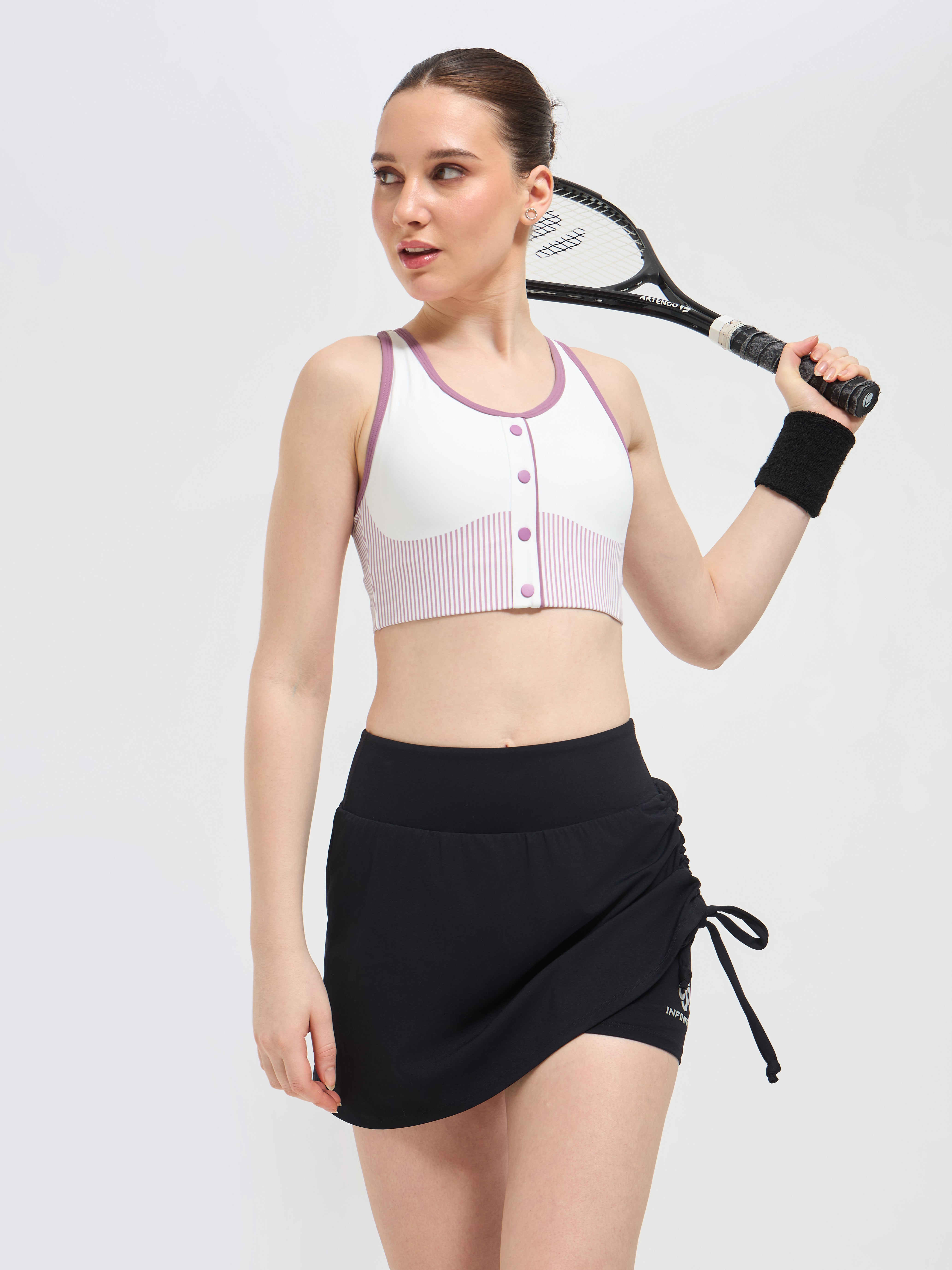 RallyAce Zip Luxury Sports Bra – Premium Women’s Gym Wear