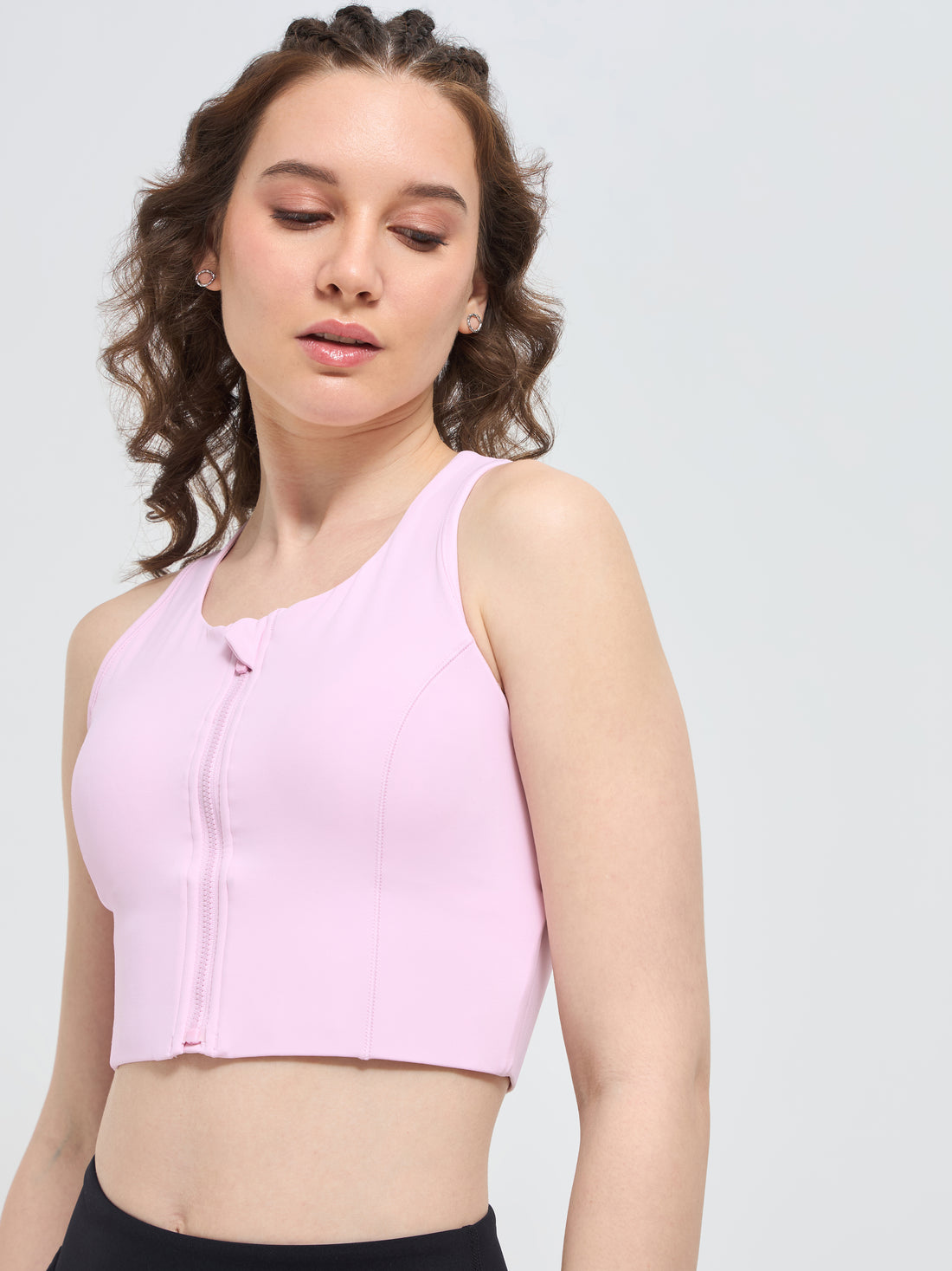 Luxury Gym Wear – ZipIt Mesh Bra for Women