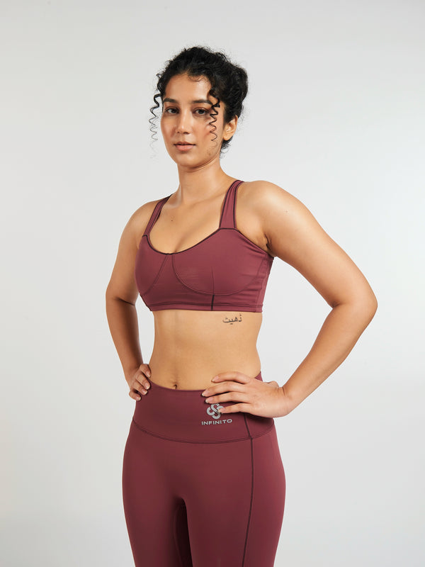 Lumina Pilates Bralette - Luxury Gym Wear for Women
