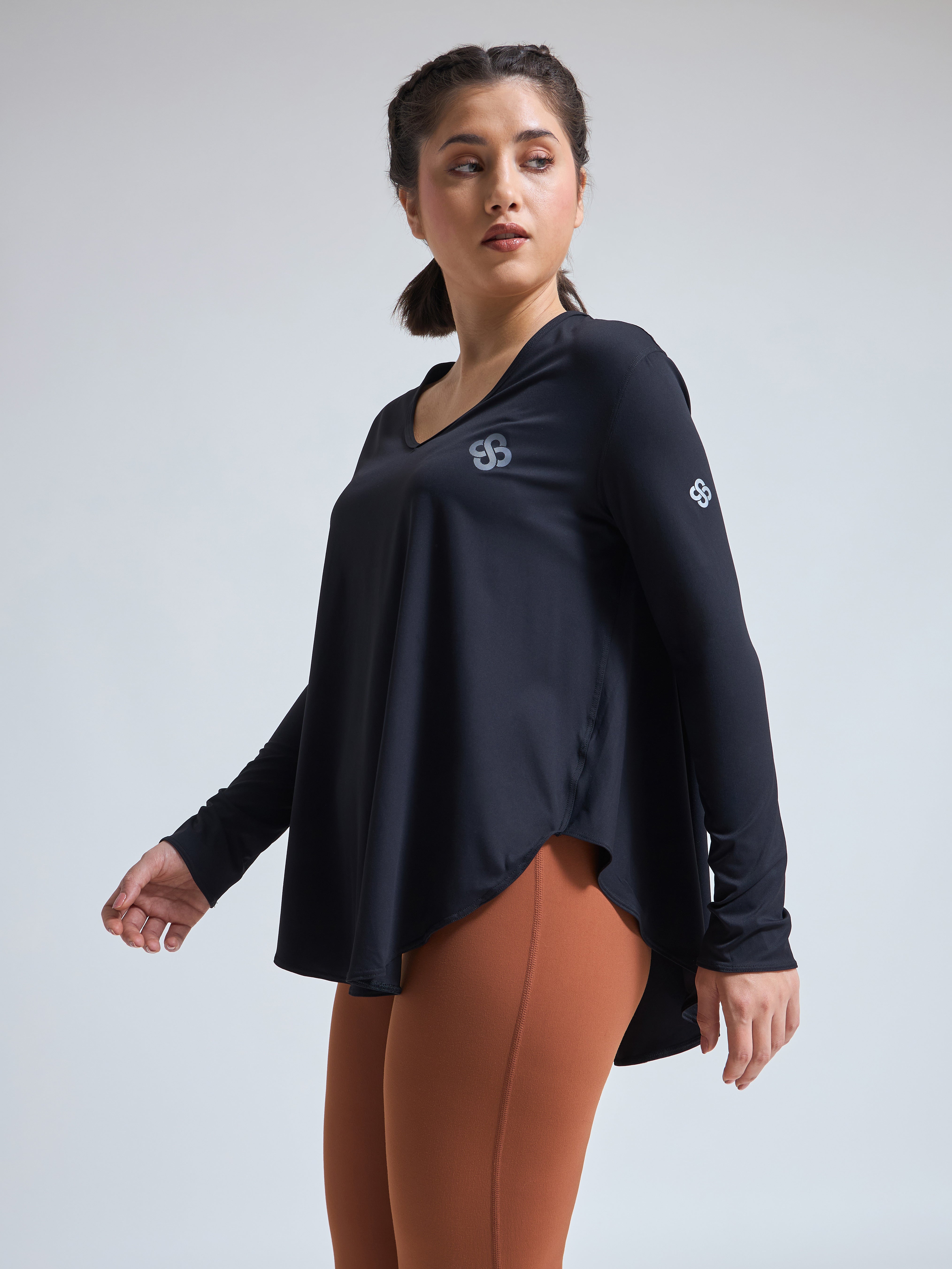 Breathable Luxury Yoga Wear – EasyBreezy Oversized T-Shirt