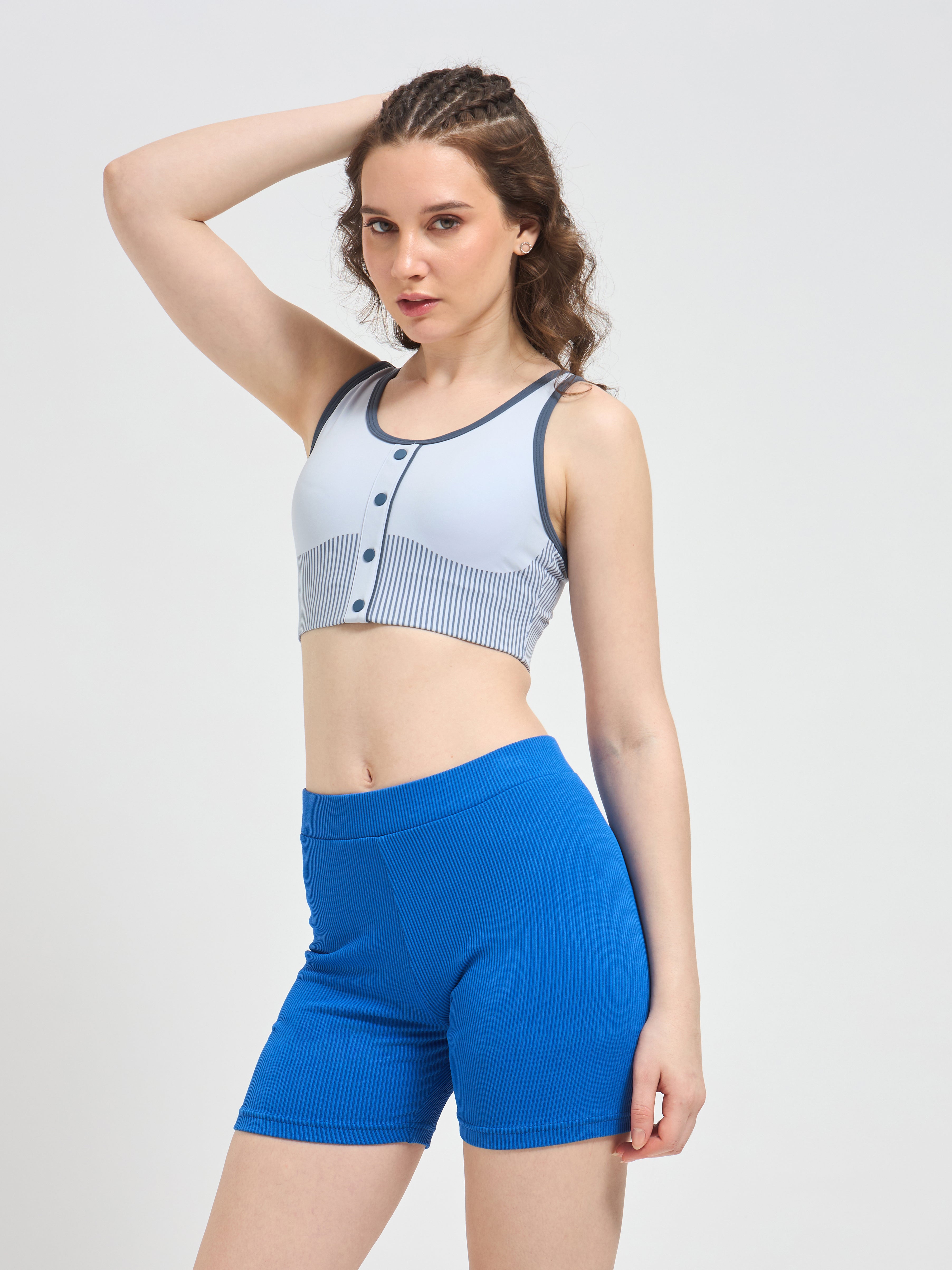 RallyAce Zip Luxury Sports Bra – Premium Women’s Gym Wear