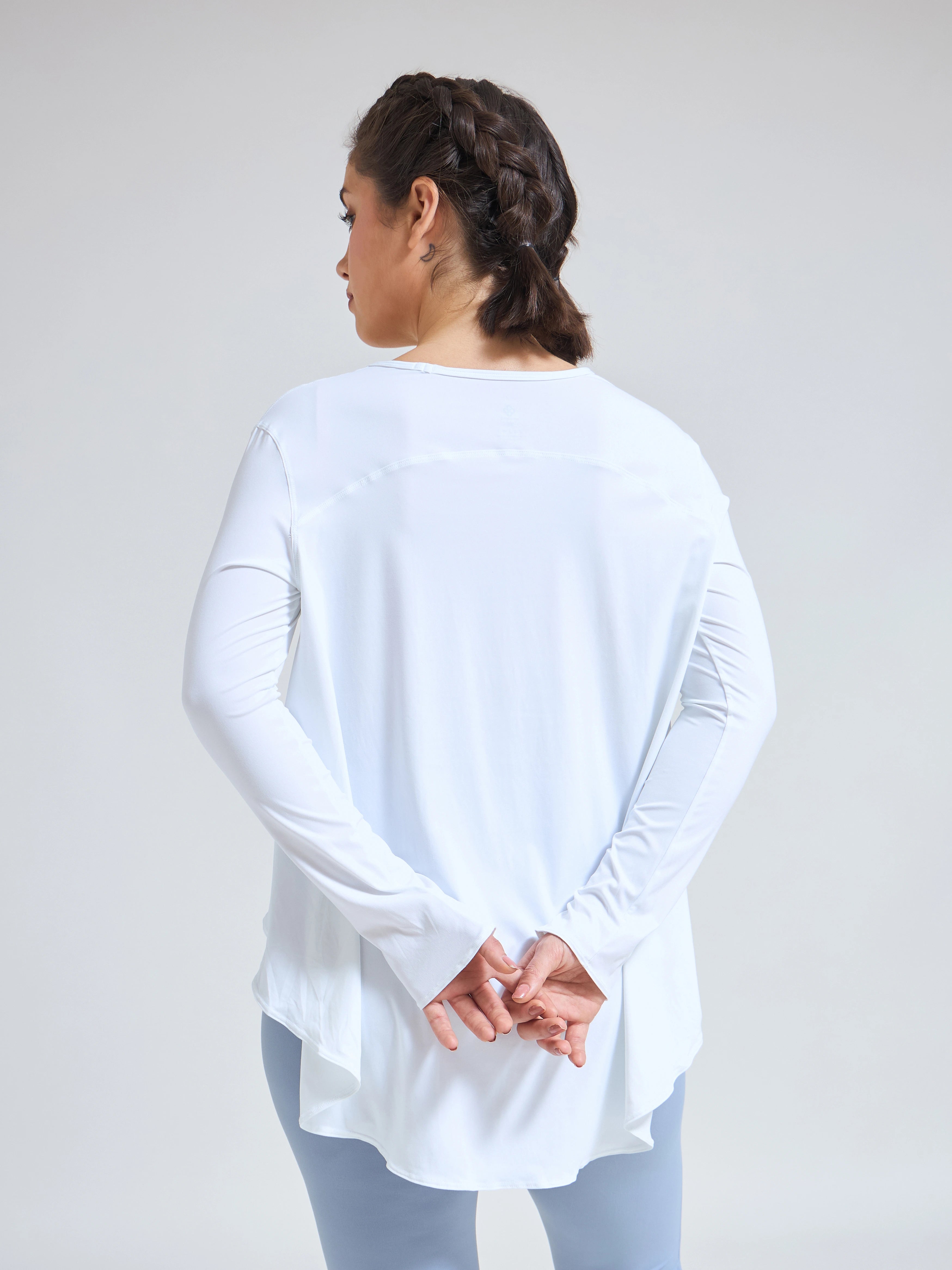 Breathable Luxury Yoga Wear – EasyBreezy Oversized T-Shirt