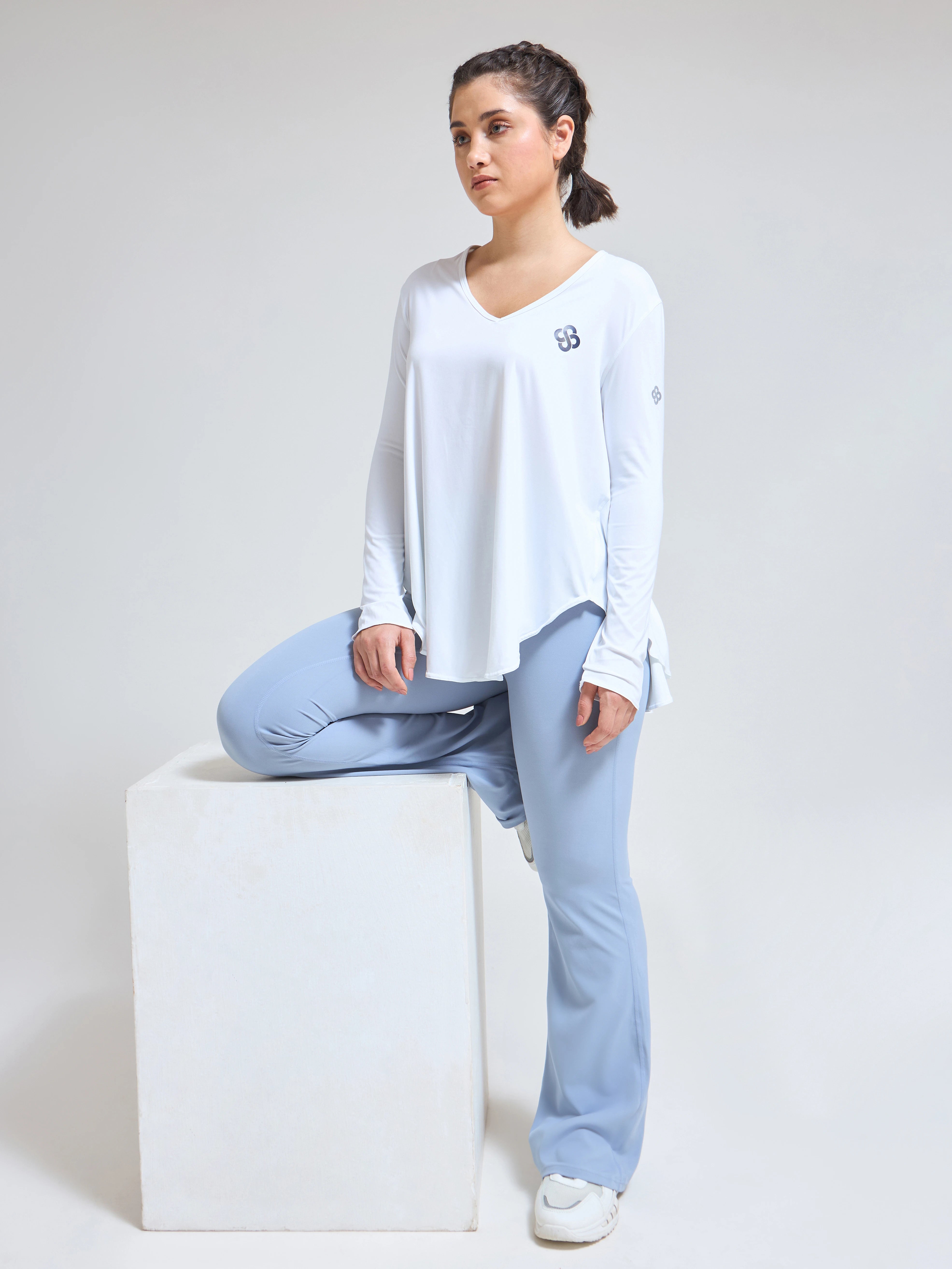 Breathable Luxury Yoga Wear – EasyBreezy Oversized T-Shirt