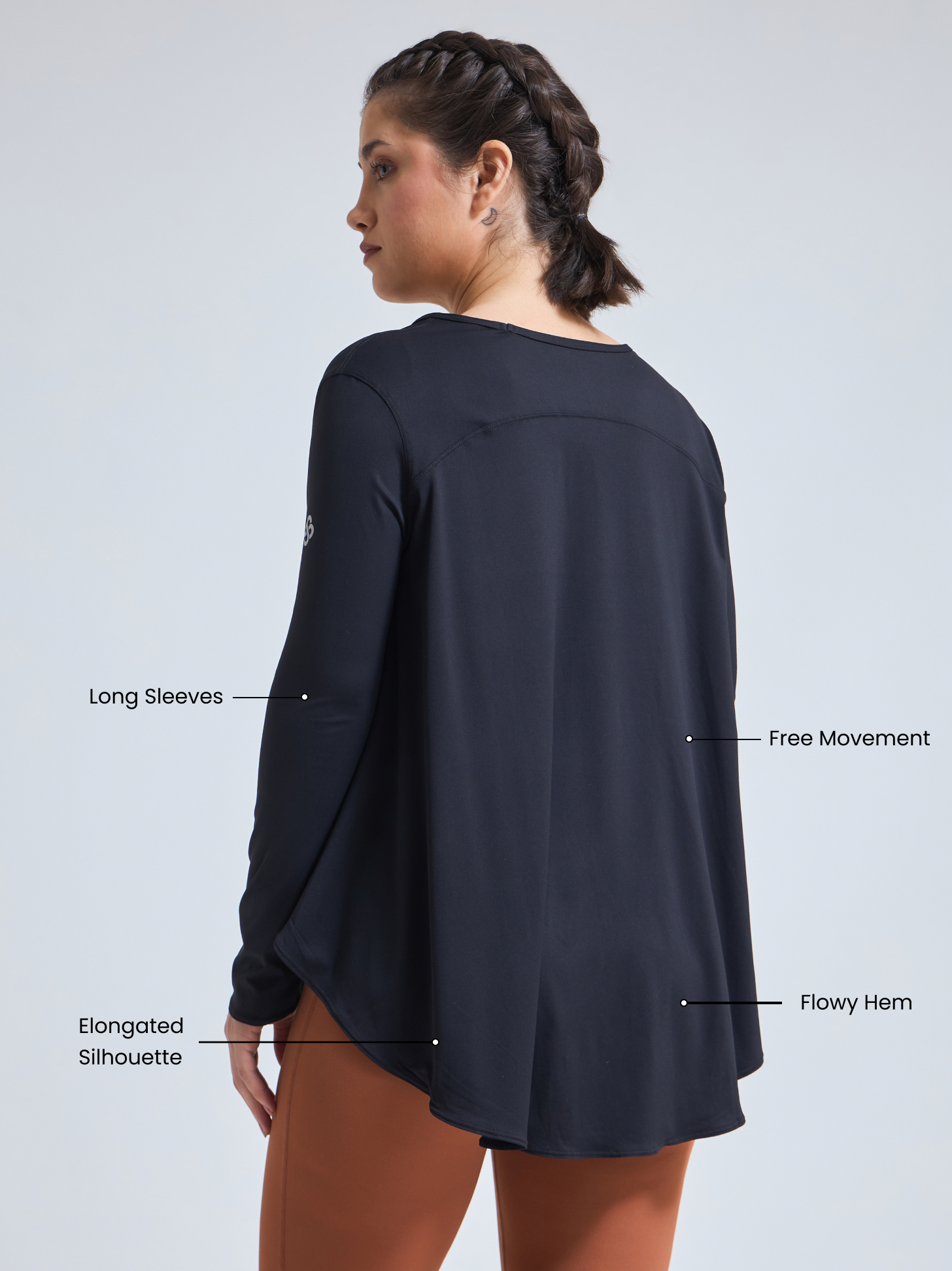 Breathable Luxury Yoga Wear – EasyBreezy Oversized T-Shirt