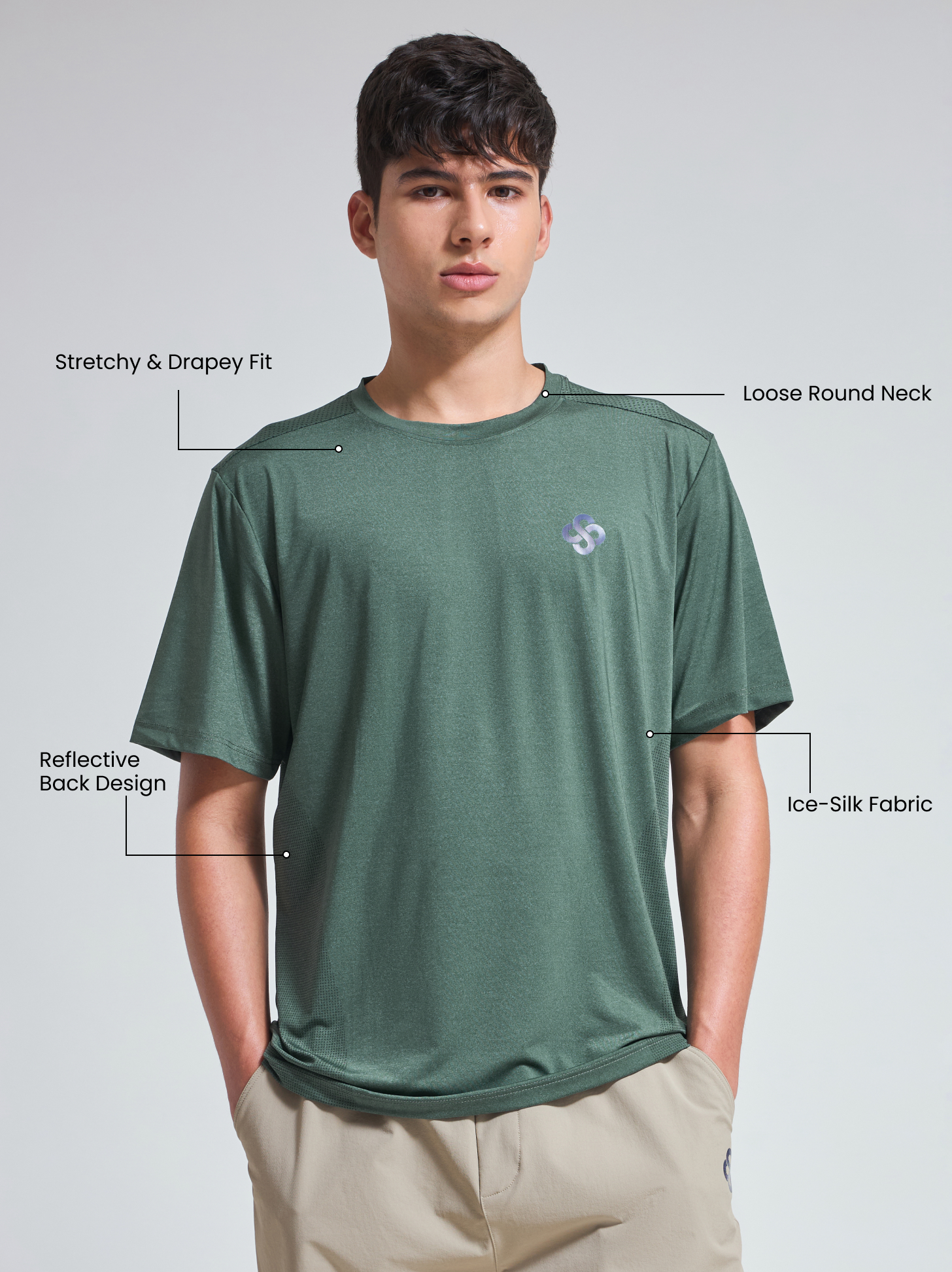 IceTee Quick Dry T-Shirt For Men